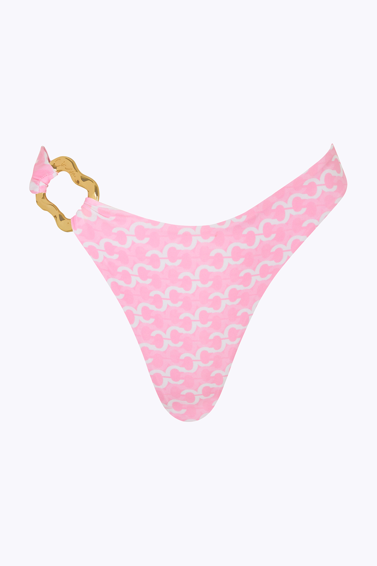 'Cruise' Hoop Bottoms - Logomania Pink