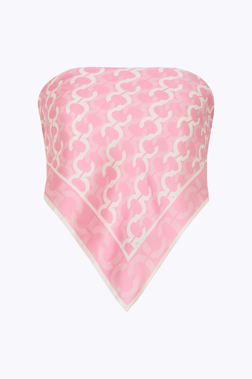 Head Scarf - Logomania Pink