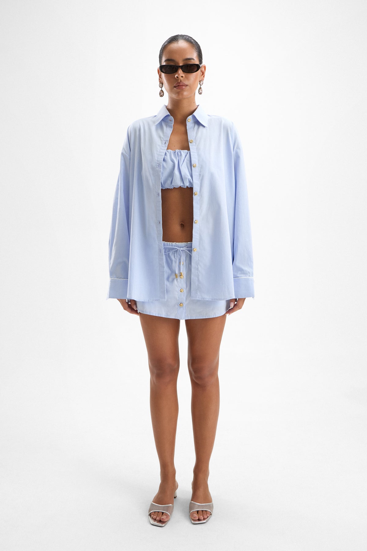 Florence Shirt - Powder Blue