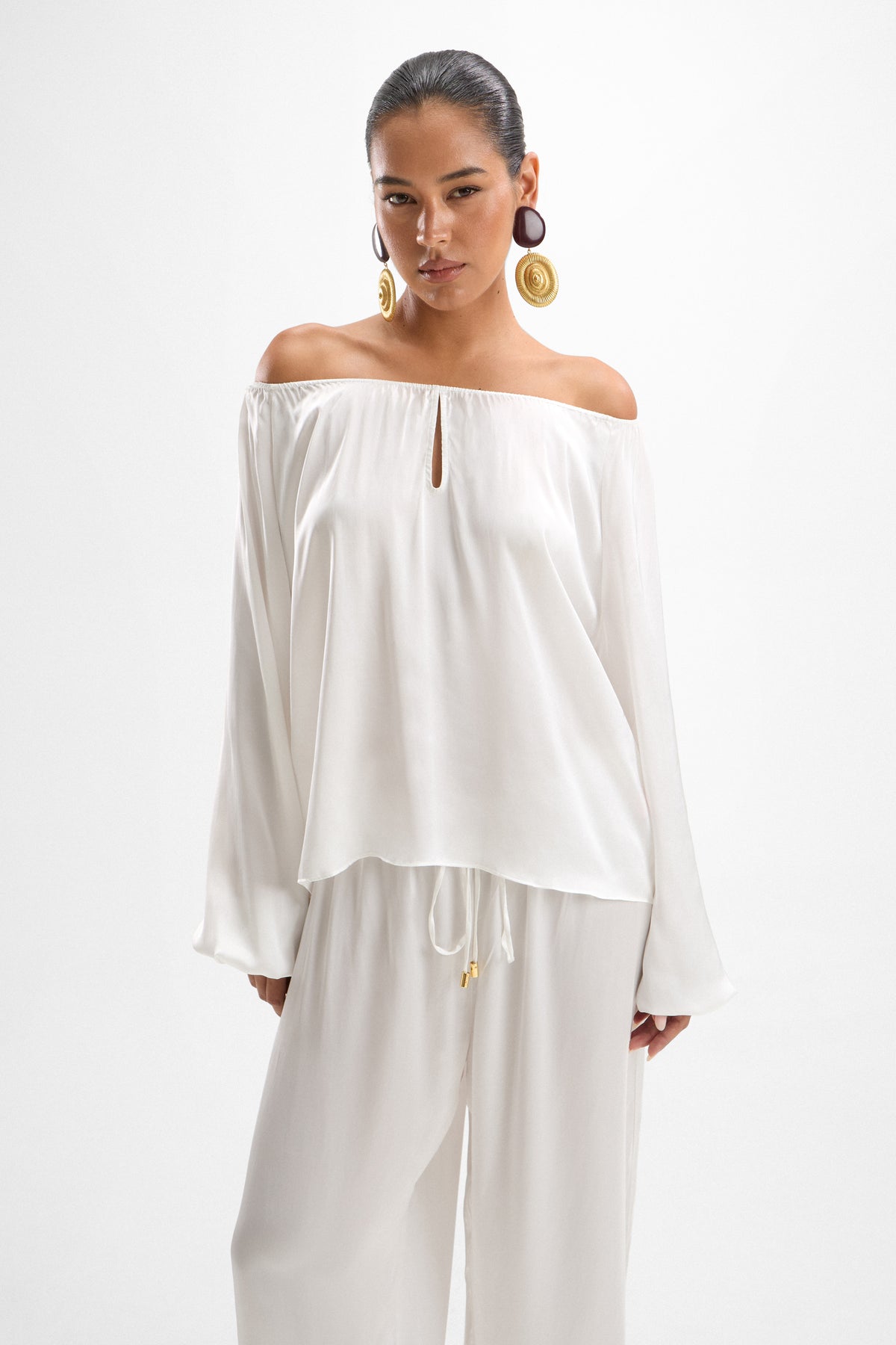Zoe Blouse - Pearl