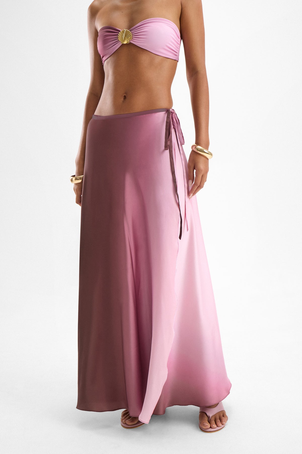 Monica Wrap Skirt - Eclair