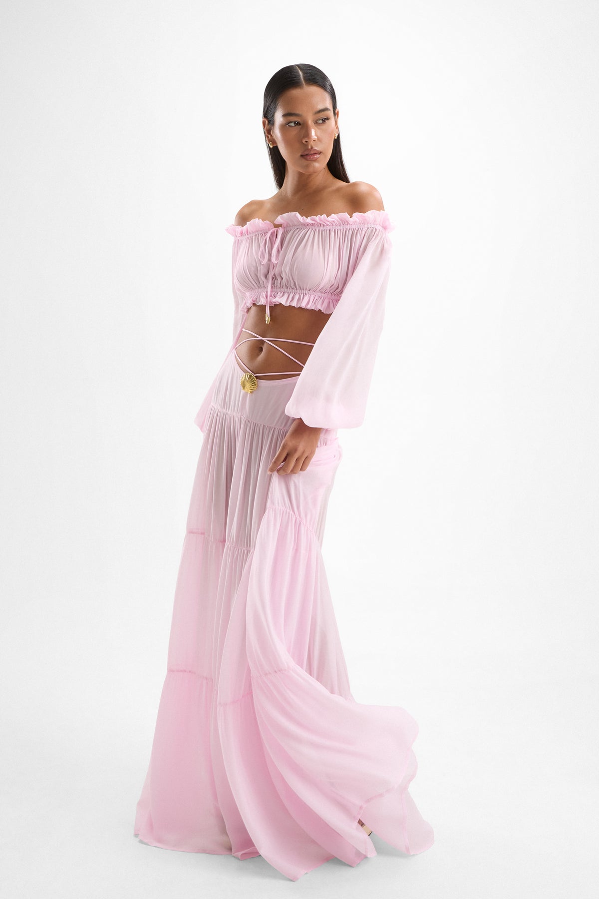 Song Seashell Skirt - Petal Pink
