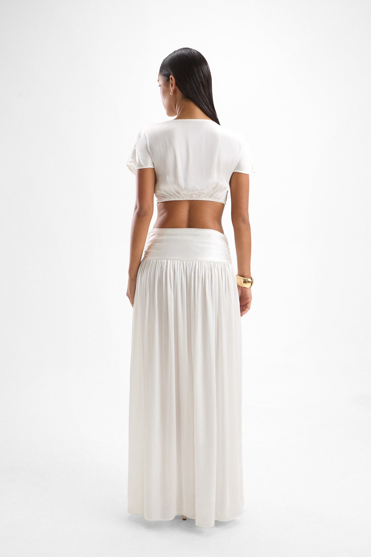 Pegasus Maxi Skirt - Pearl