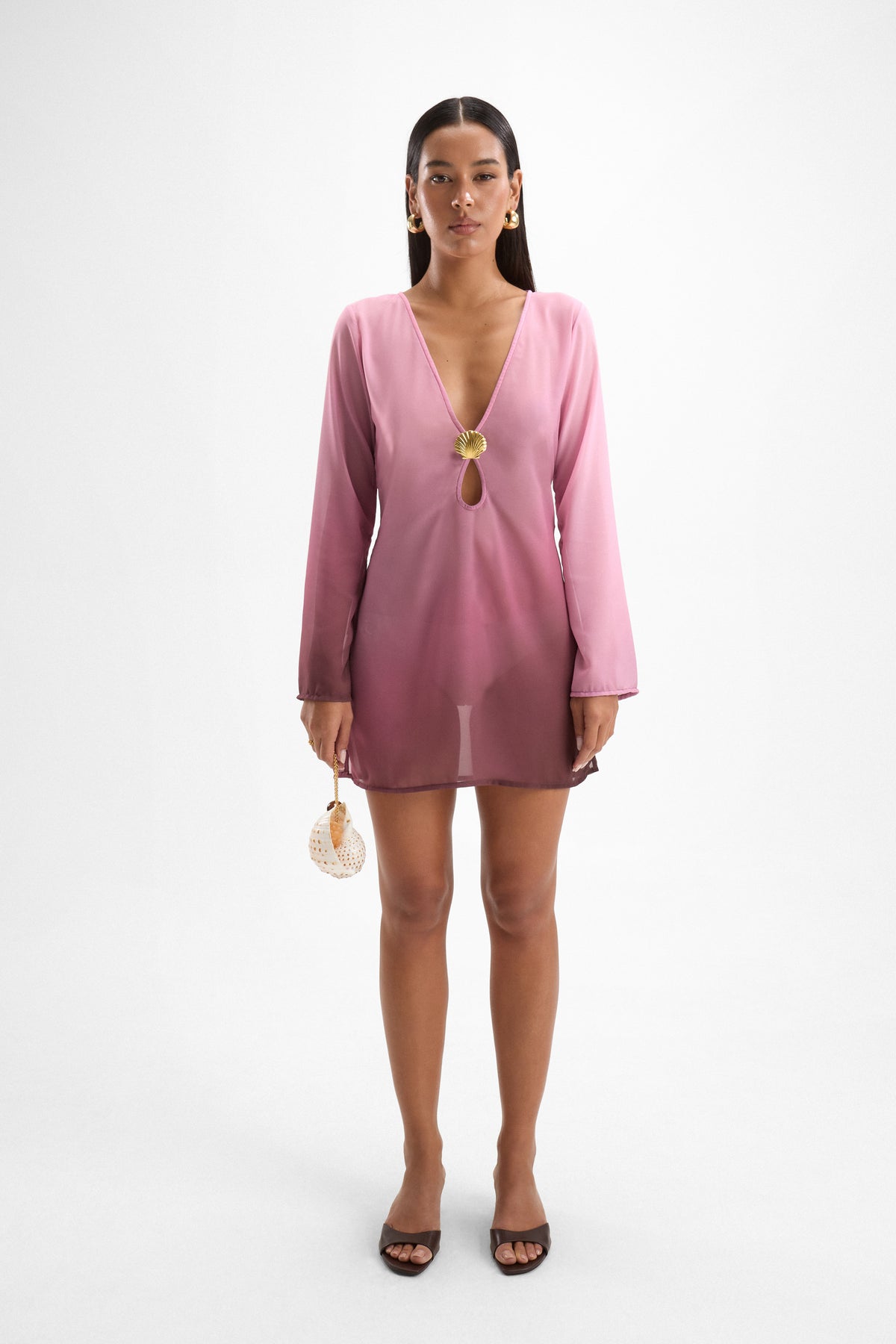 Lulu Seashell Dress - Eclair