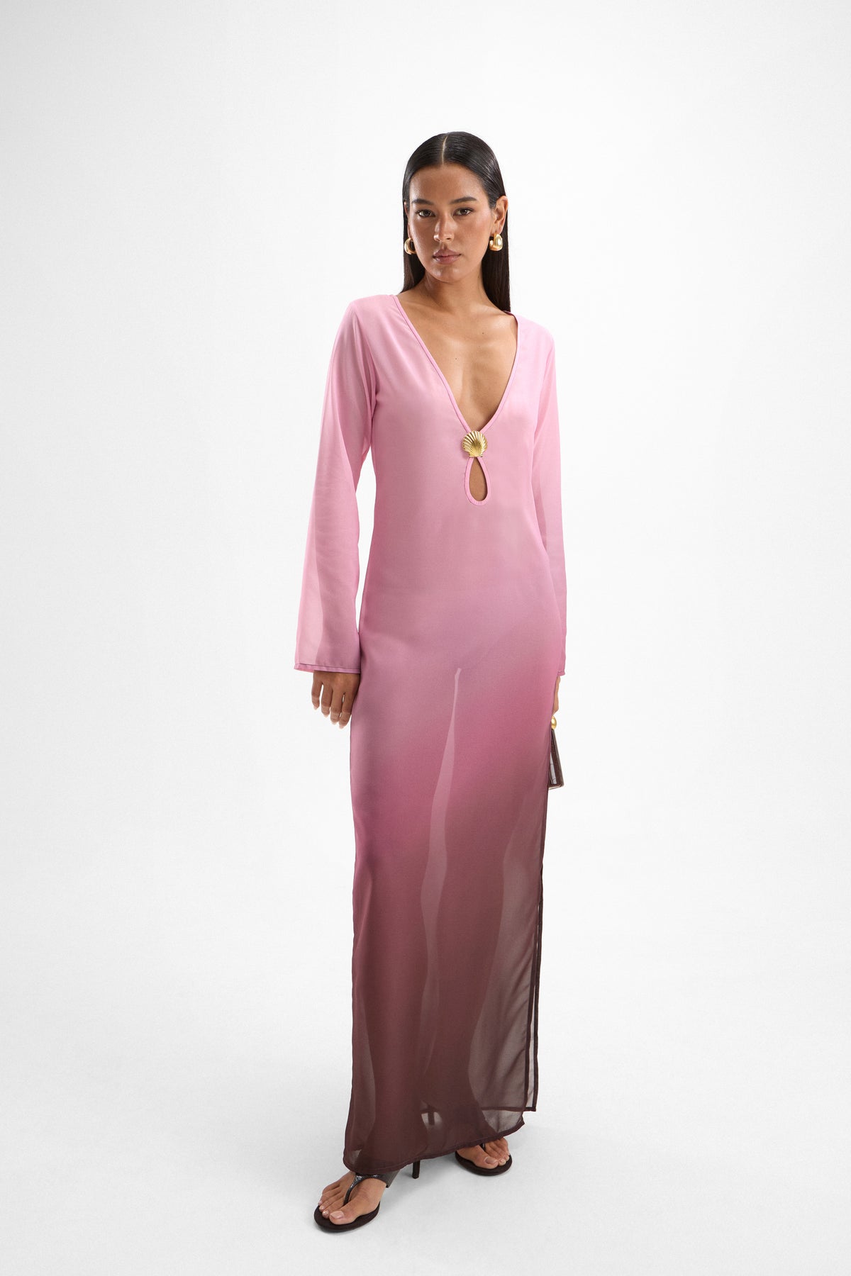 Hotline Seashell Dress - Eclair