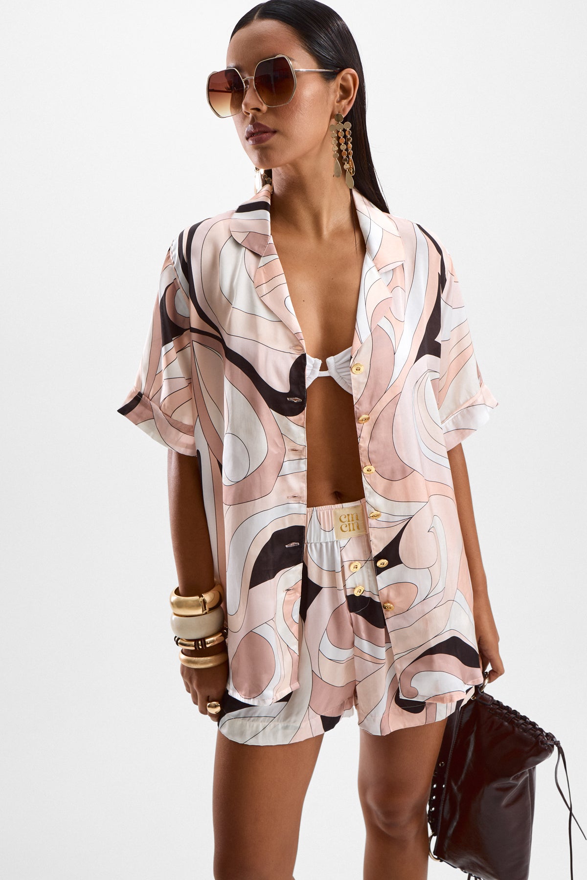 Troppo Bowling Shirt - Mars Beige