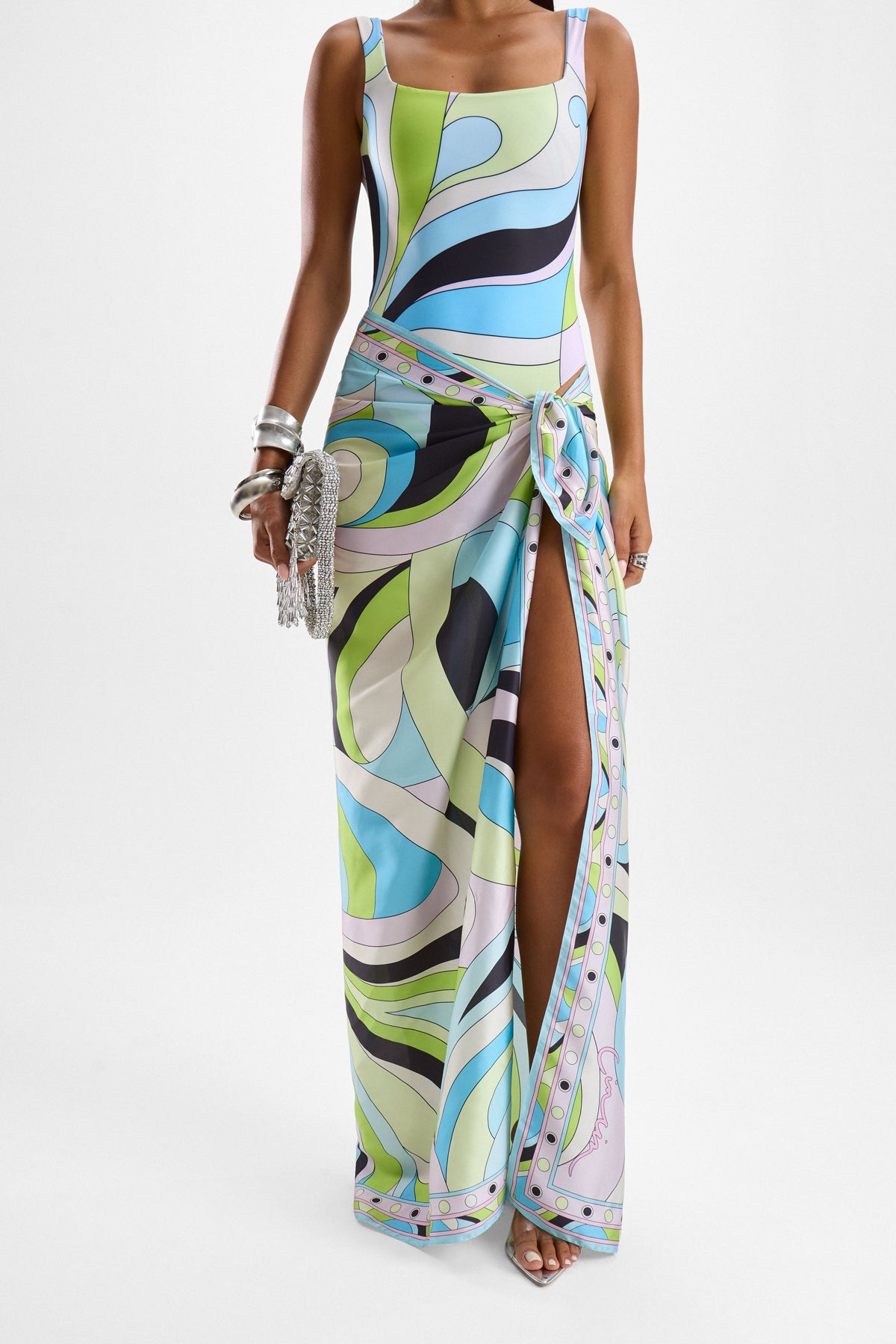 Long Scarf - Mars Blue