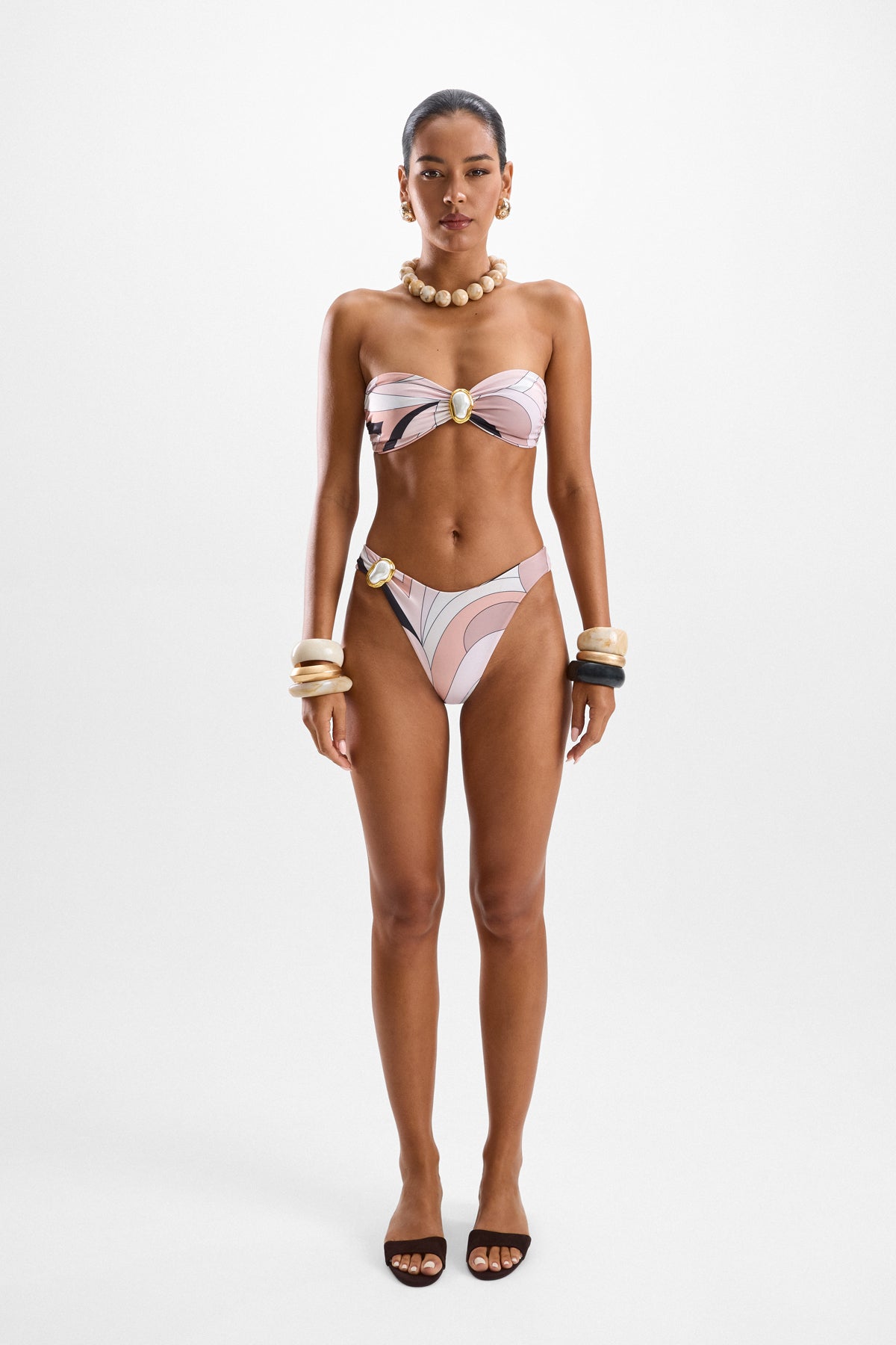 Coast Moonstone Bandeau Top - Mars Beige