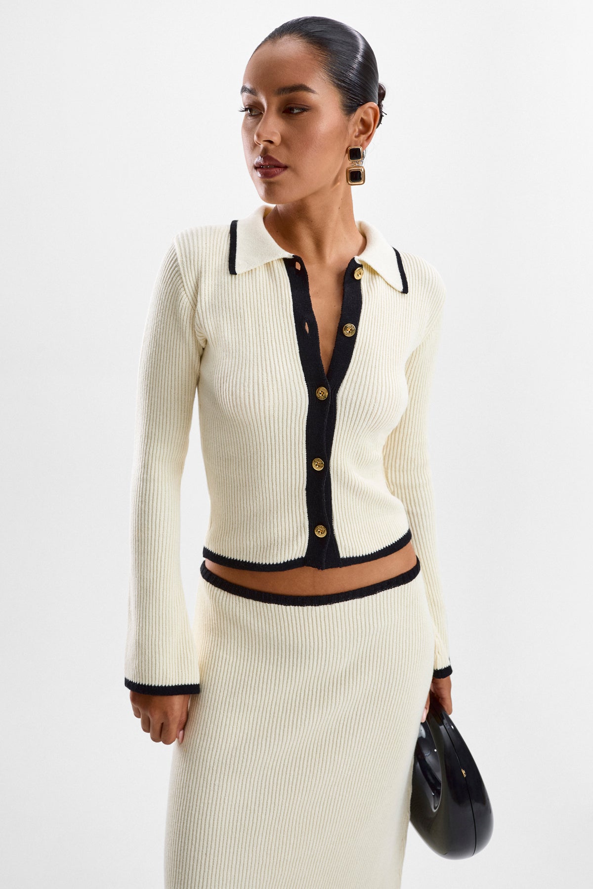 Legacy' Knit Cardigan - Pearl