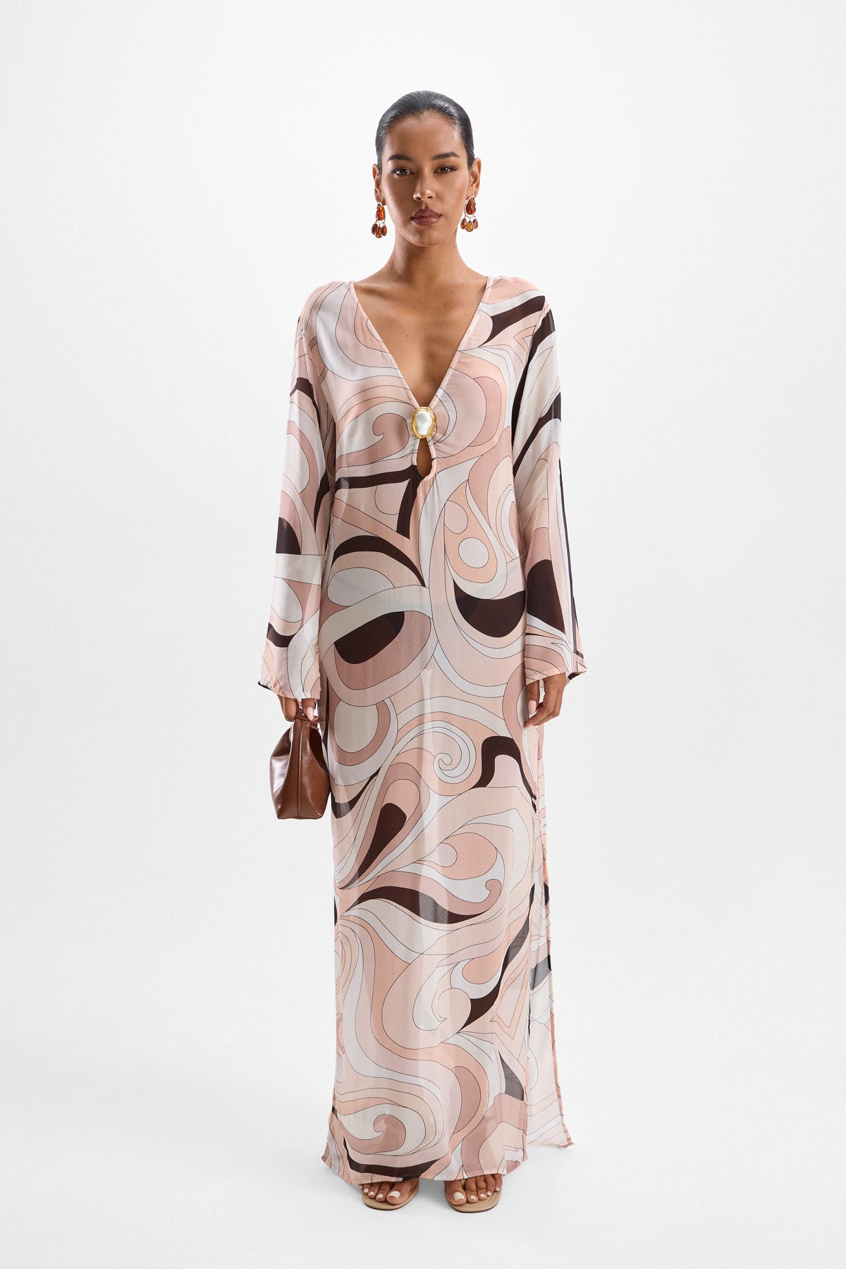 Hotline Moonstone Maxi Dress - Mars Beige