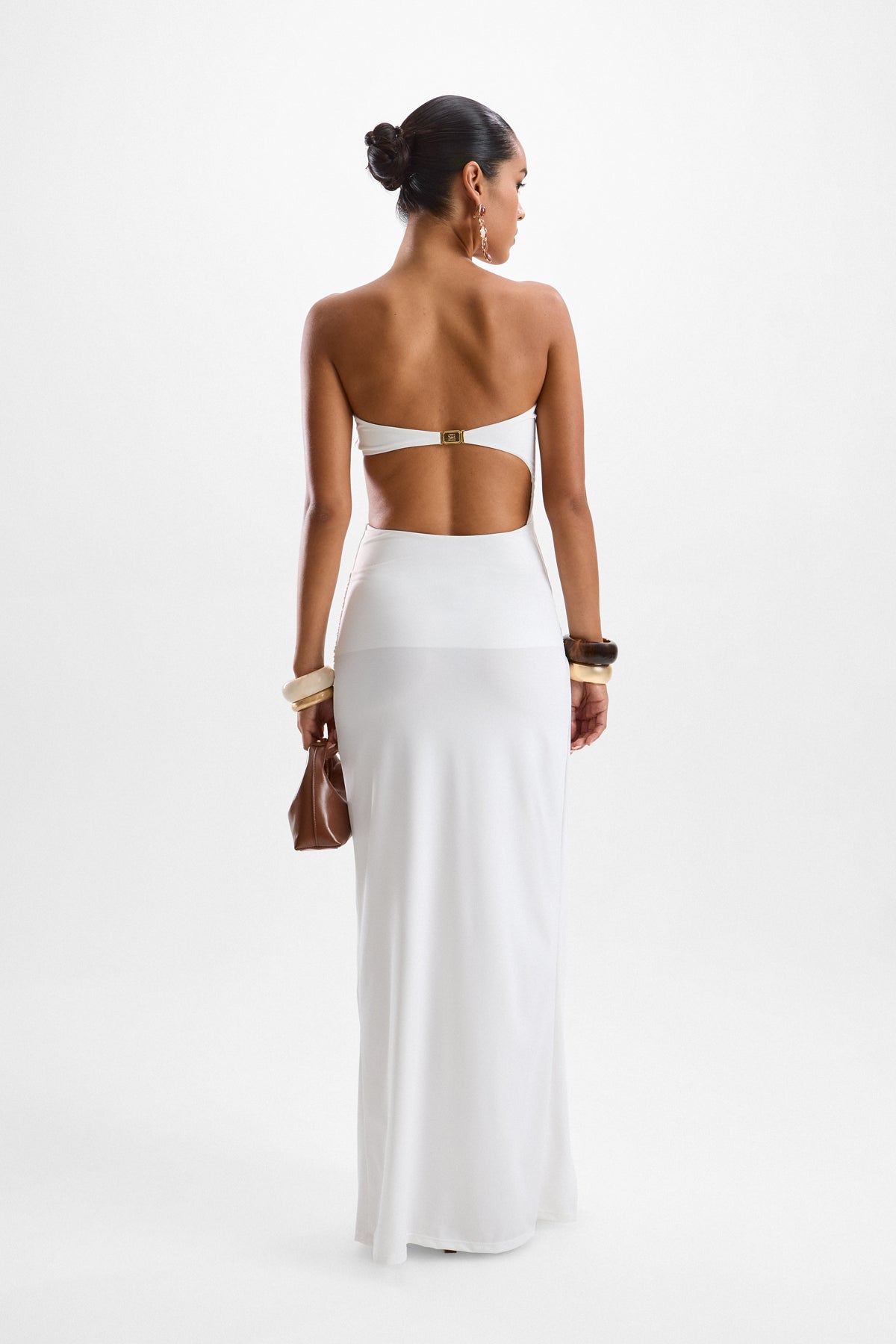 Gaia Halo Dress - Pearl