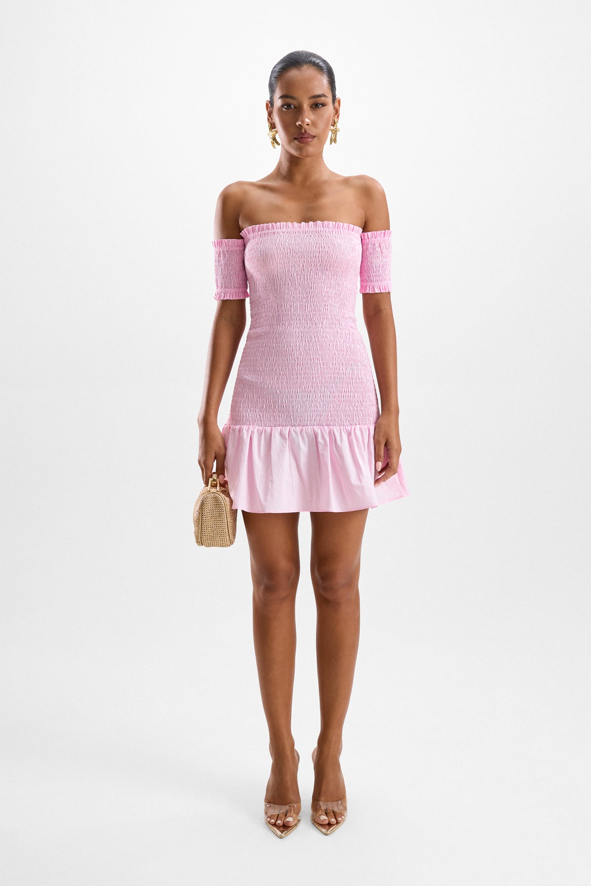 Bluebell Mini Dress - Ballet Pink | Cin Cin Swimwear and Resortwear L