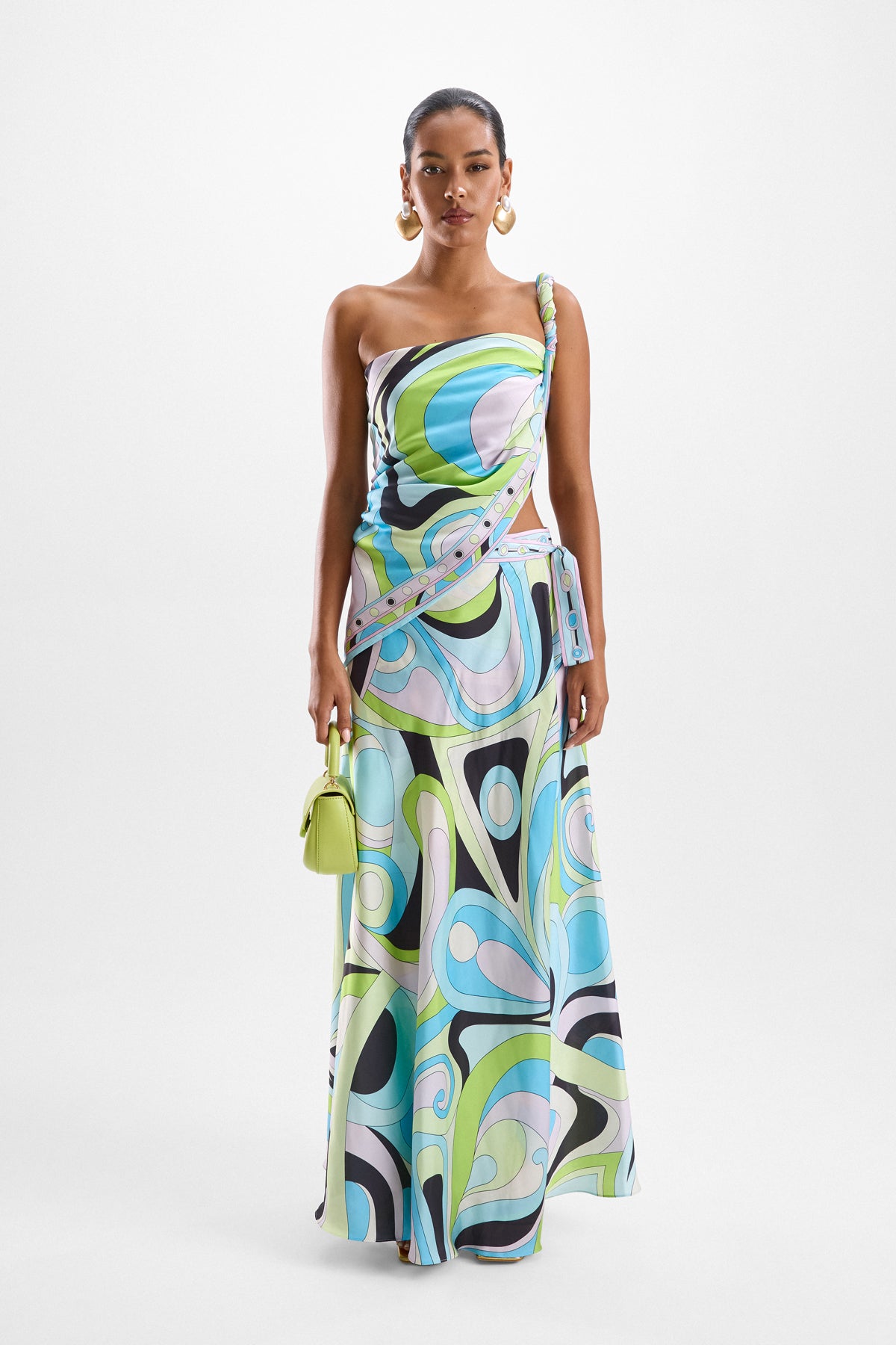 Sienna Maxi Skirt - Mars Blue