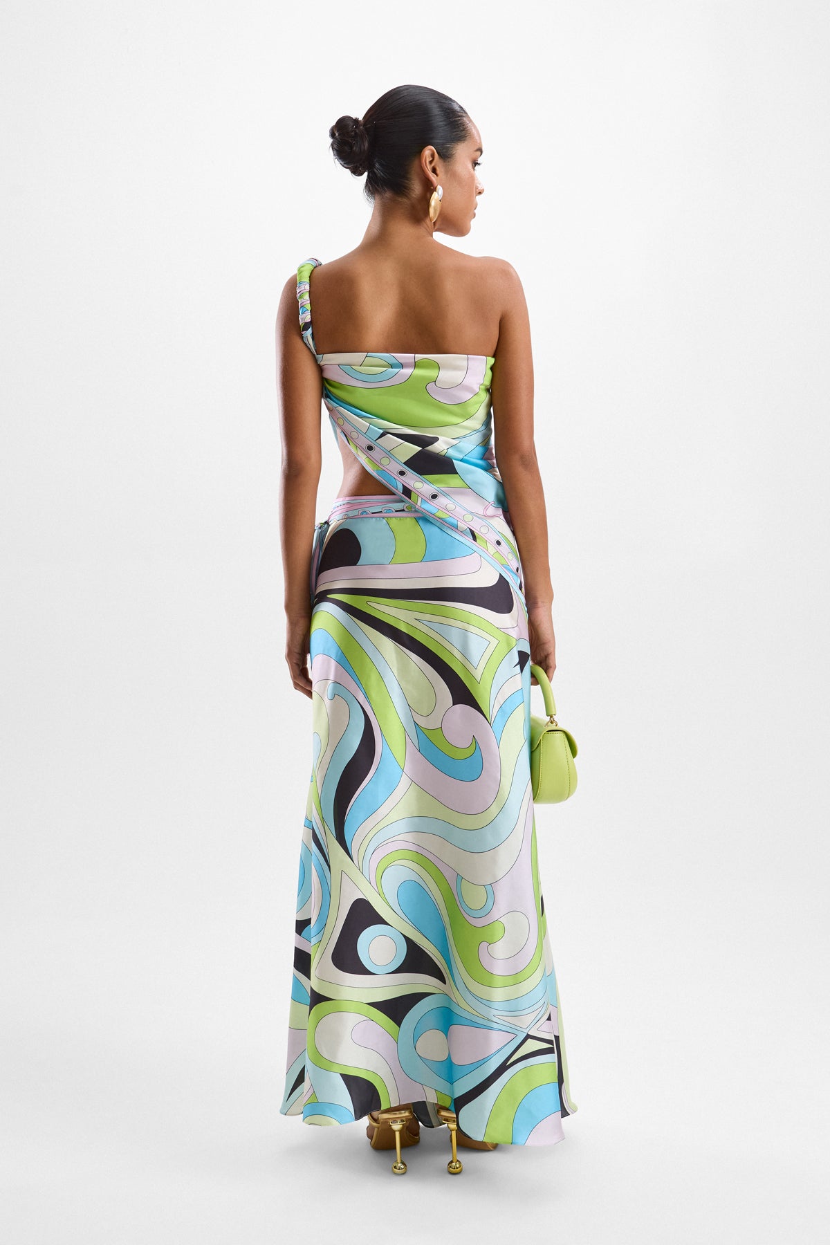 Sienna Maxi Skirt - Mars Blue