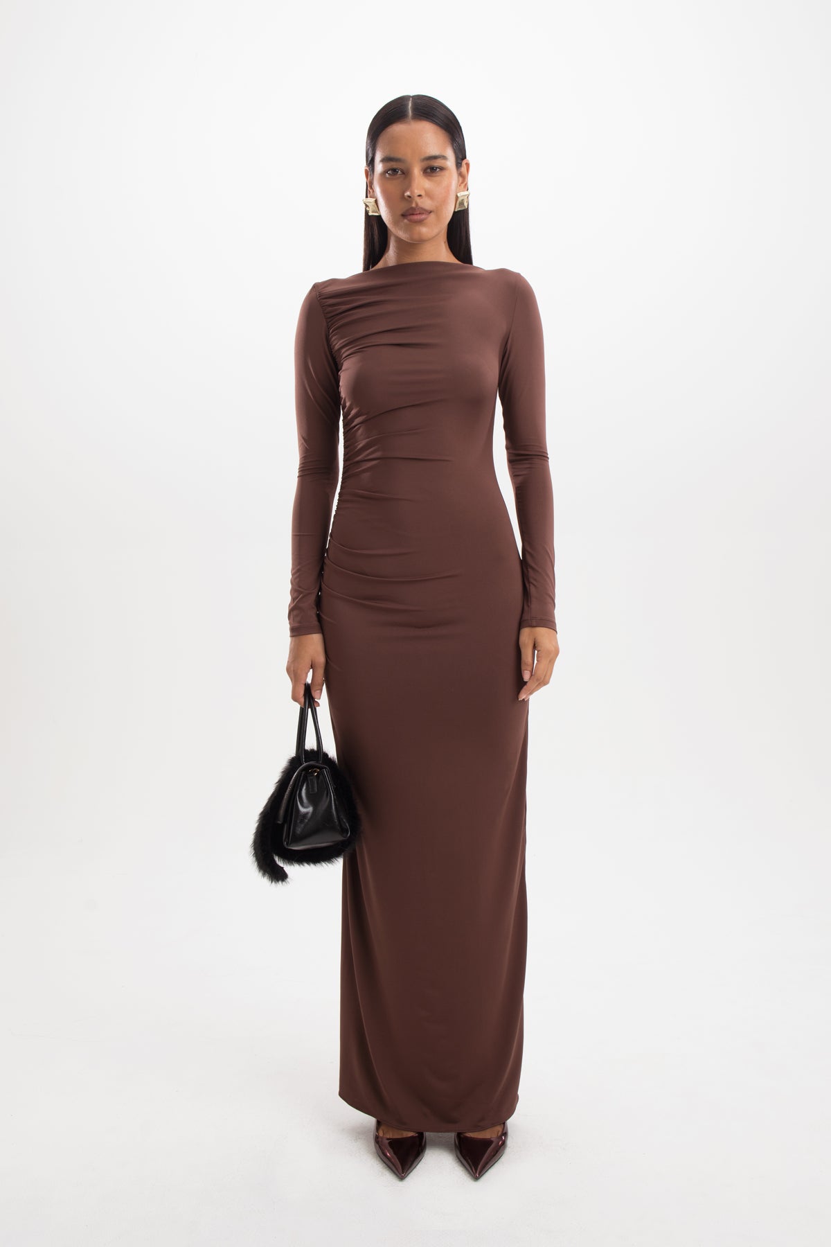 Empress Maxi Dress - Cocoa