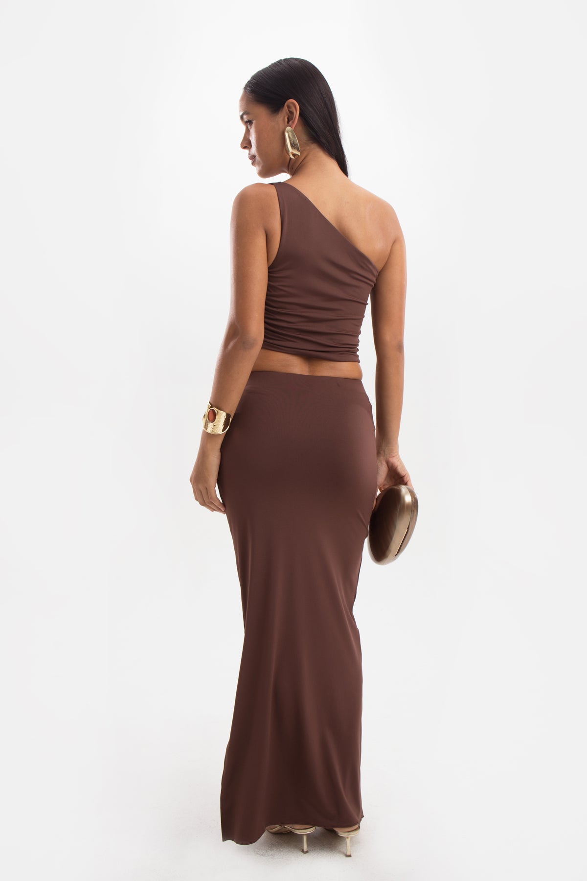 Cleo Cropped Top - Cocoa