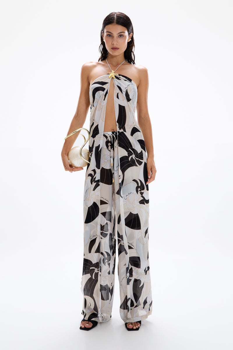 Coral' Drape Top - Nautilus