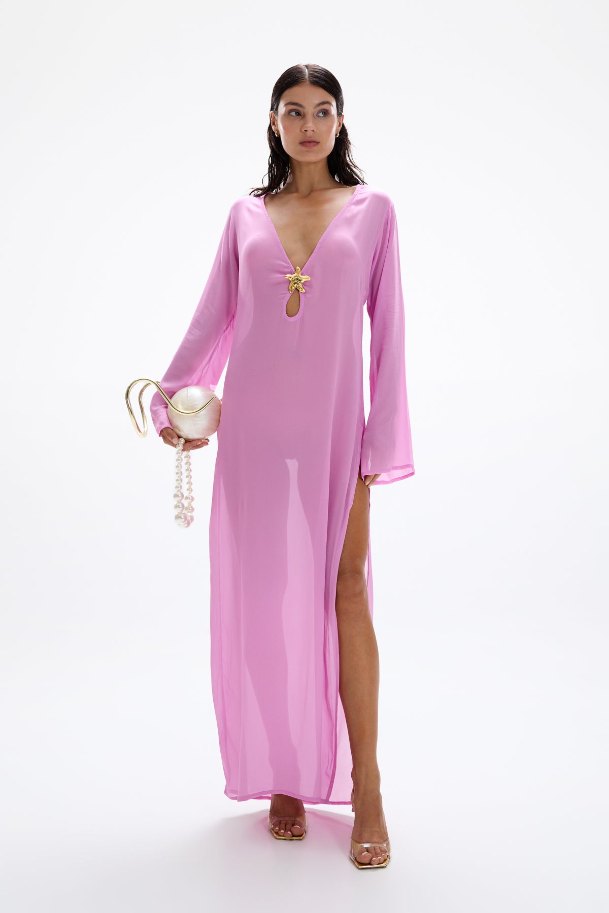 Hotline' Seastar Maxi Dress - Dahlia