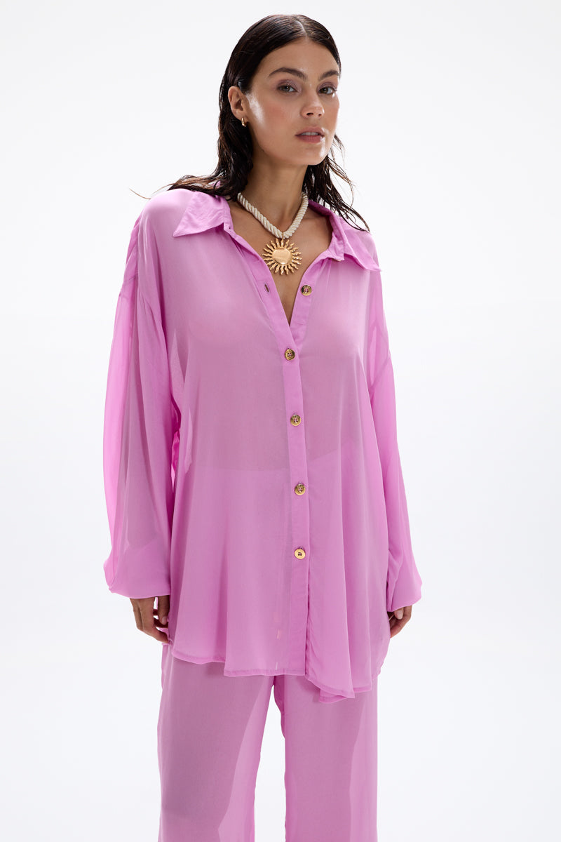 'Muse' Shirt - Dahlia