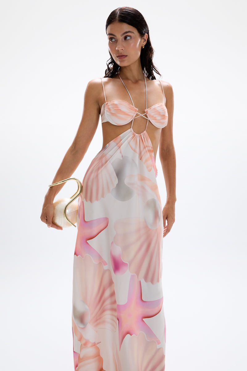 'Myth' Dress - Tahiti Pink