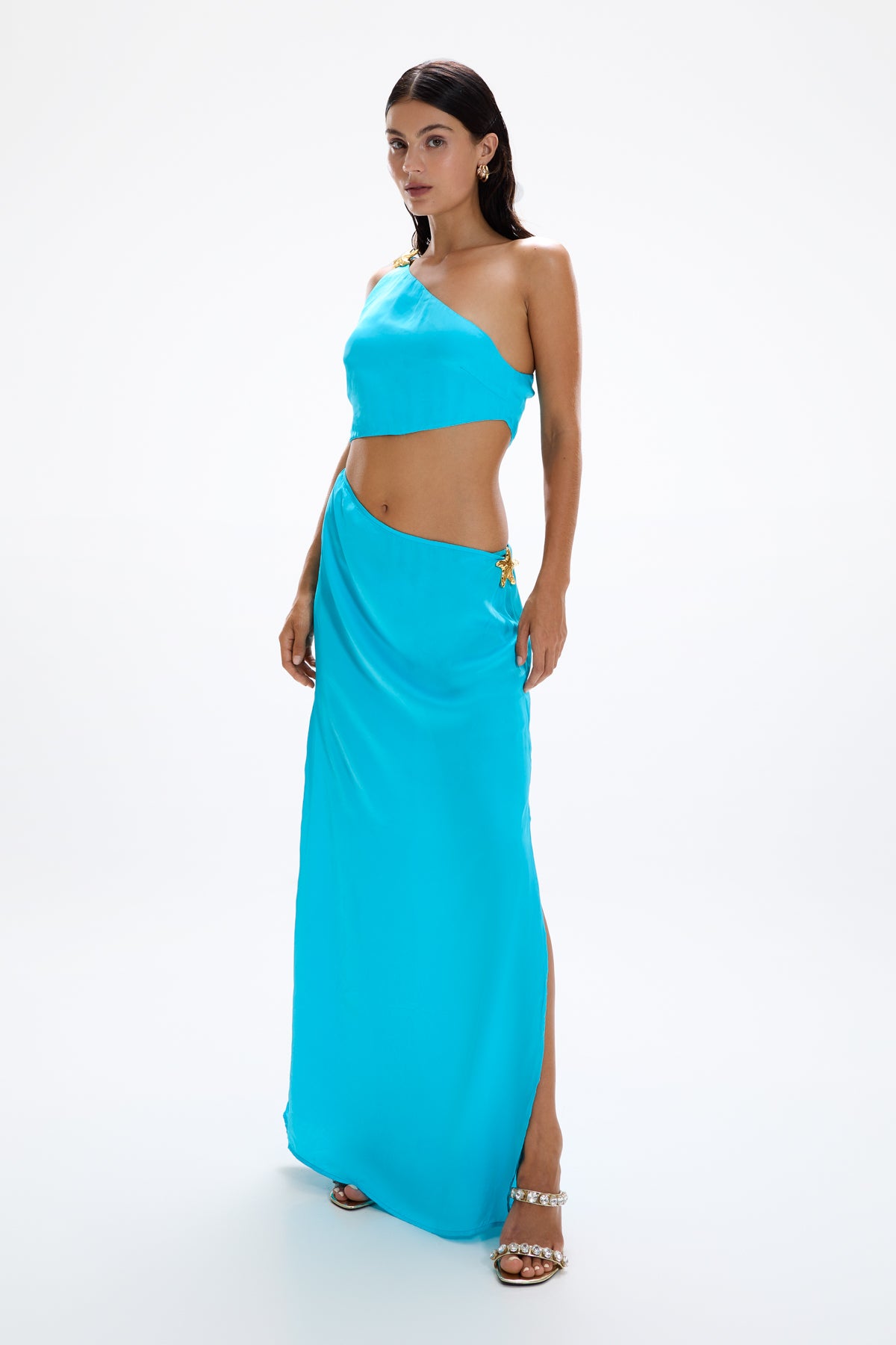 'Pacific' Dress - Aquamarine