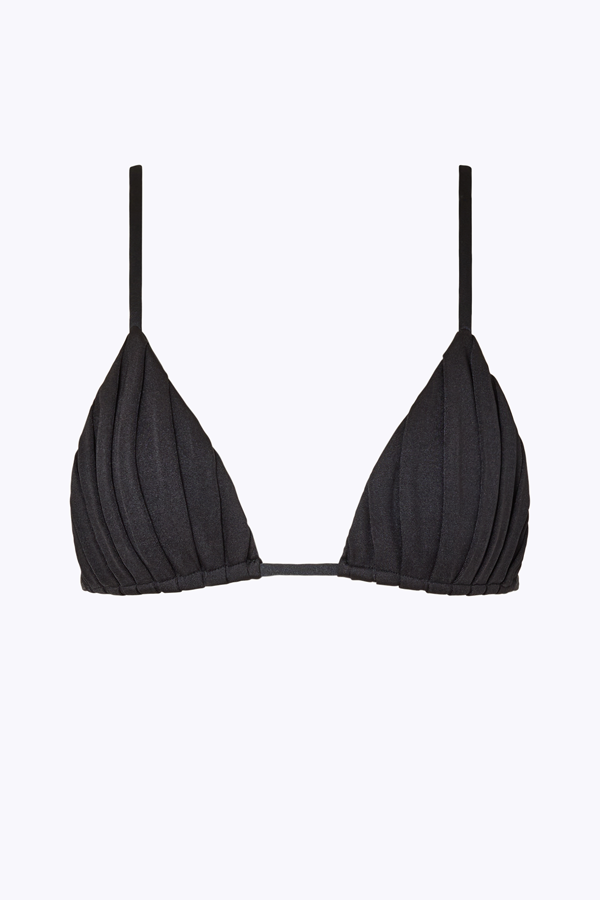 Era' Ruched Tri Top - Black