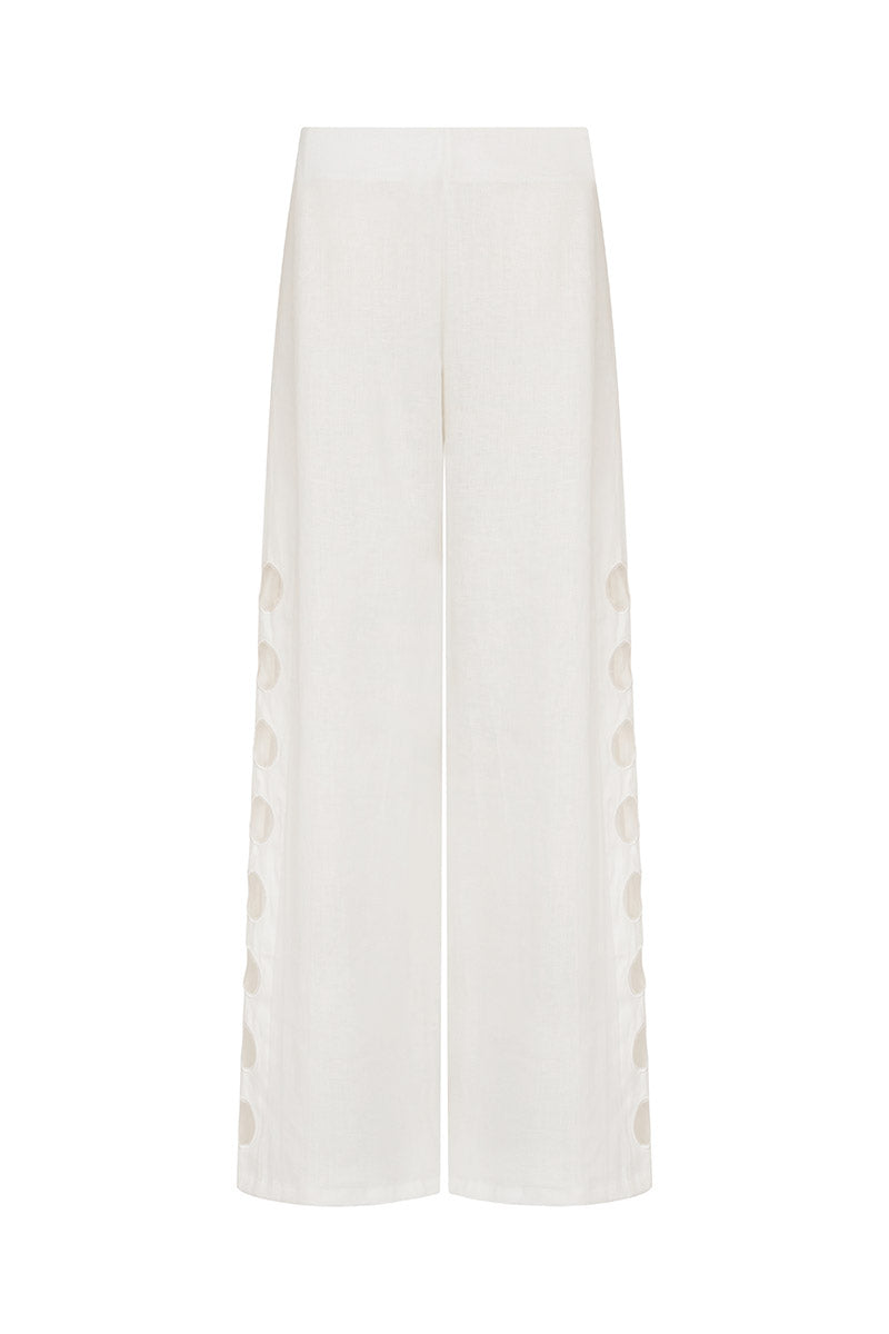 'Orb' Pants - Pearl