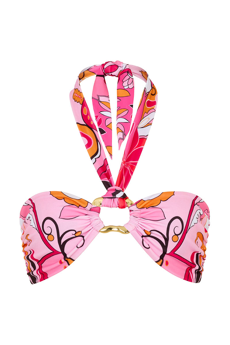 Locket Bandeau Top - Boheme Pink