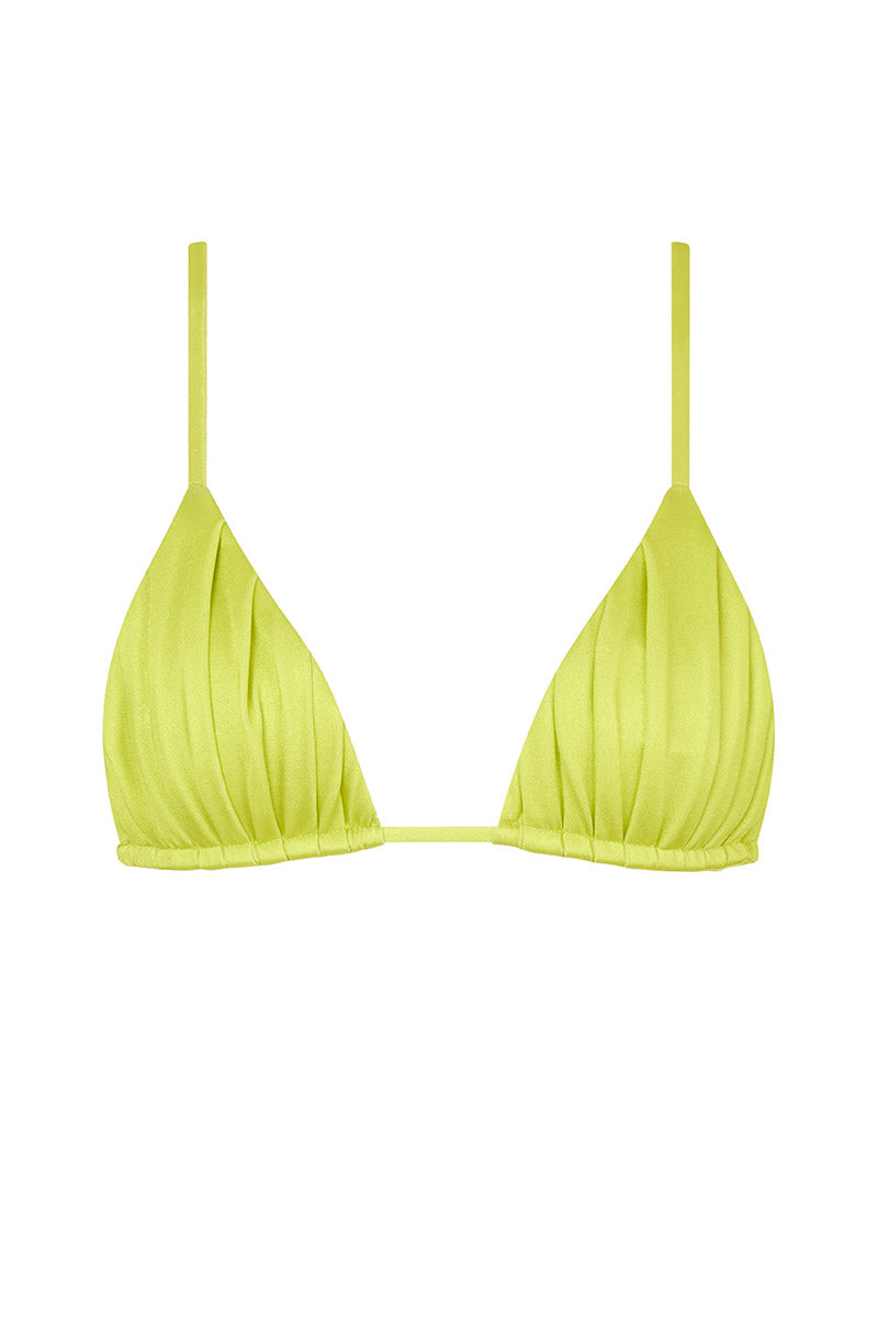 Era' Ruched Tri Top - Citrus