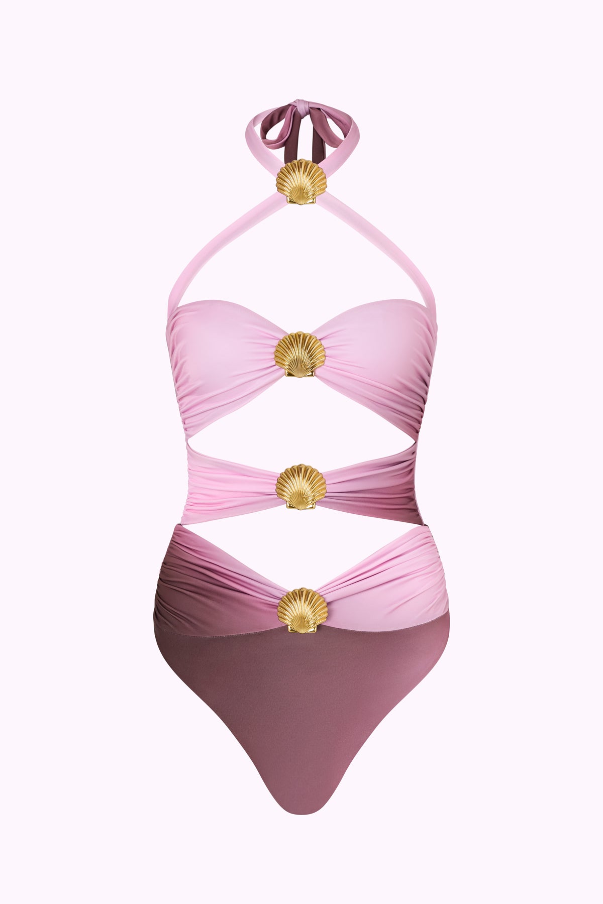 Diamond Seashell Swimsuit - Eclair