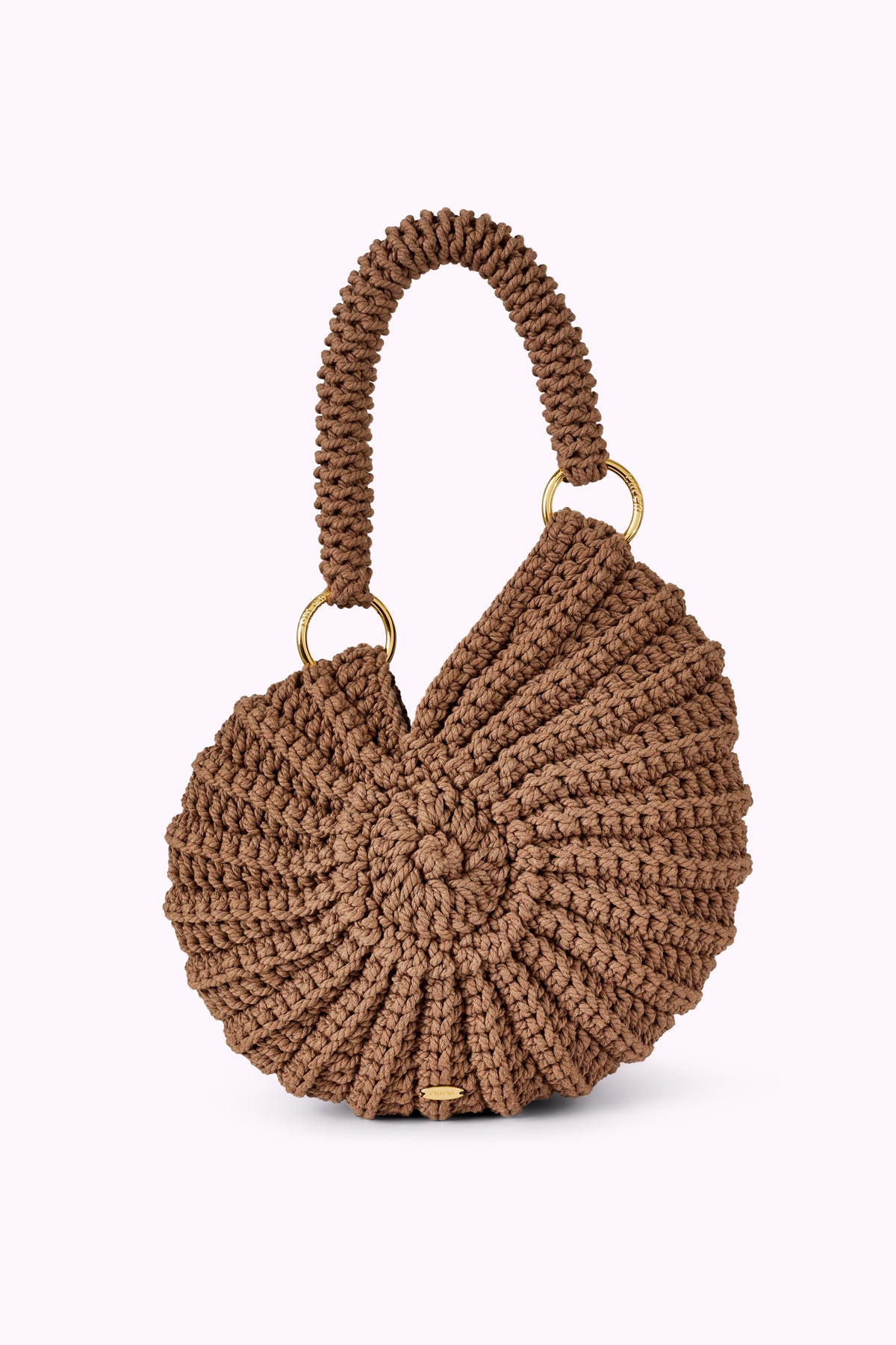 Ammonite Handbag - Latte