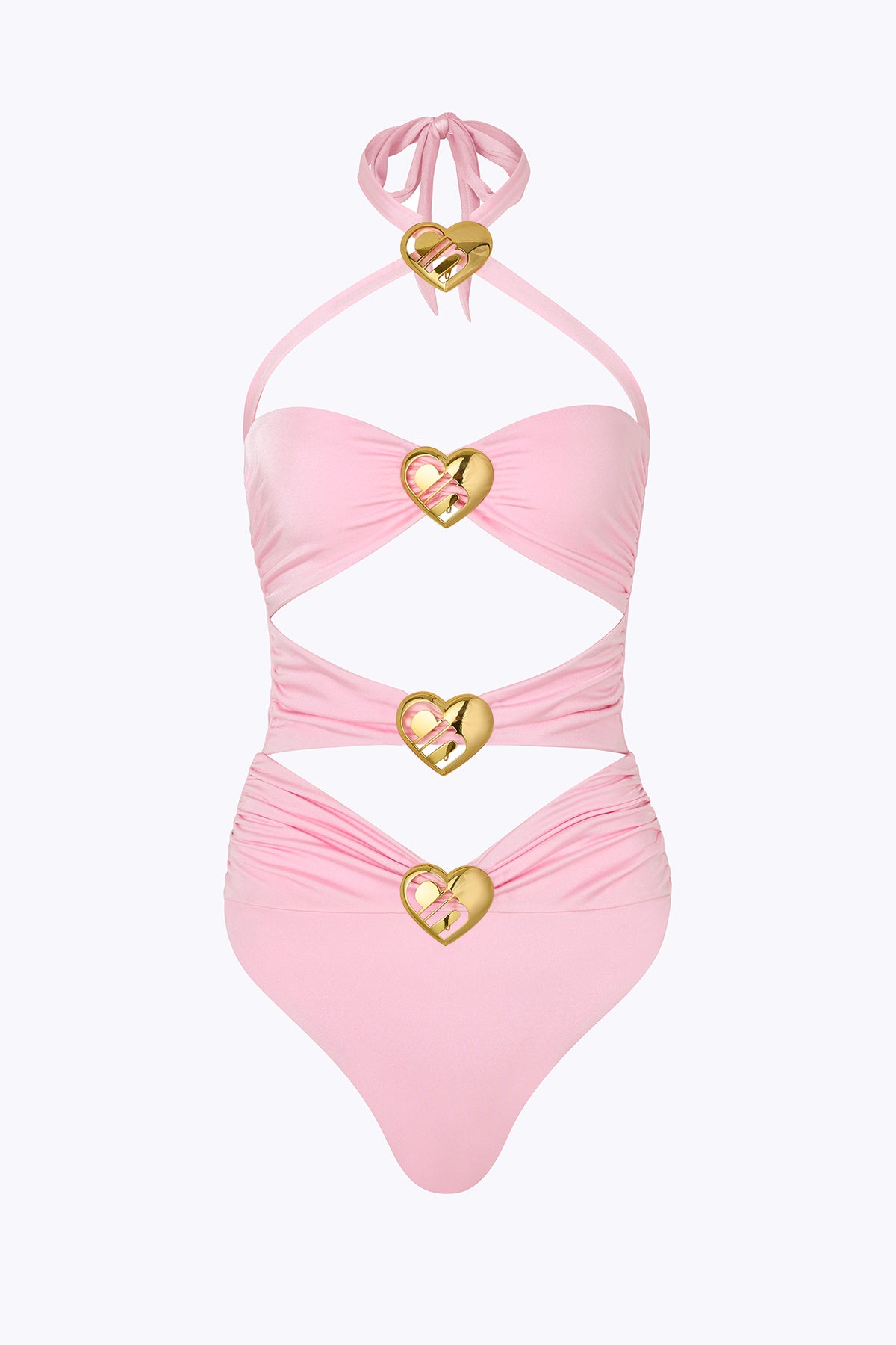 PINNED HEART SWIMSUIT