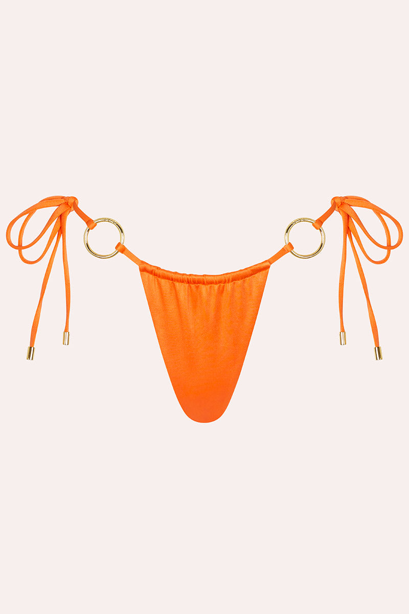 'Cove' String Bottoms - Orange