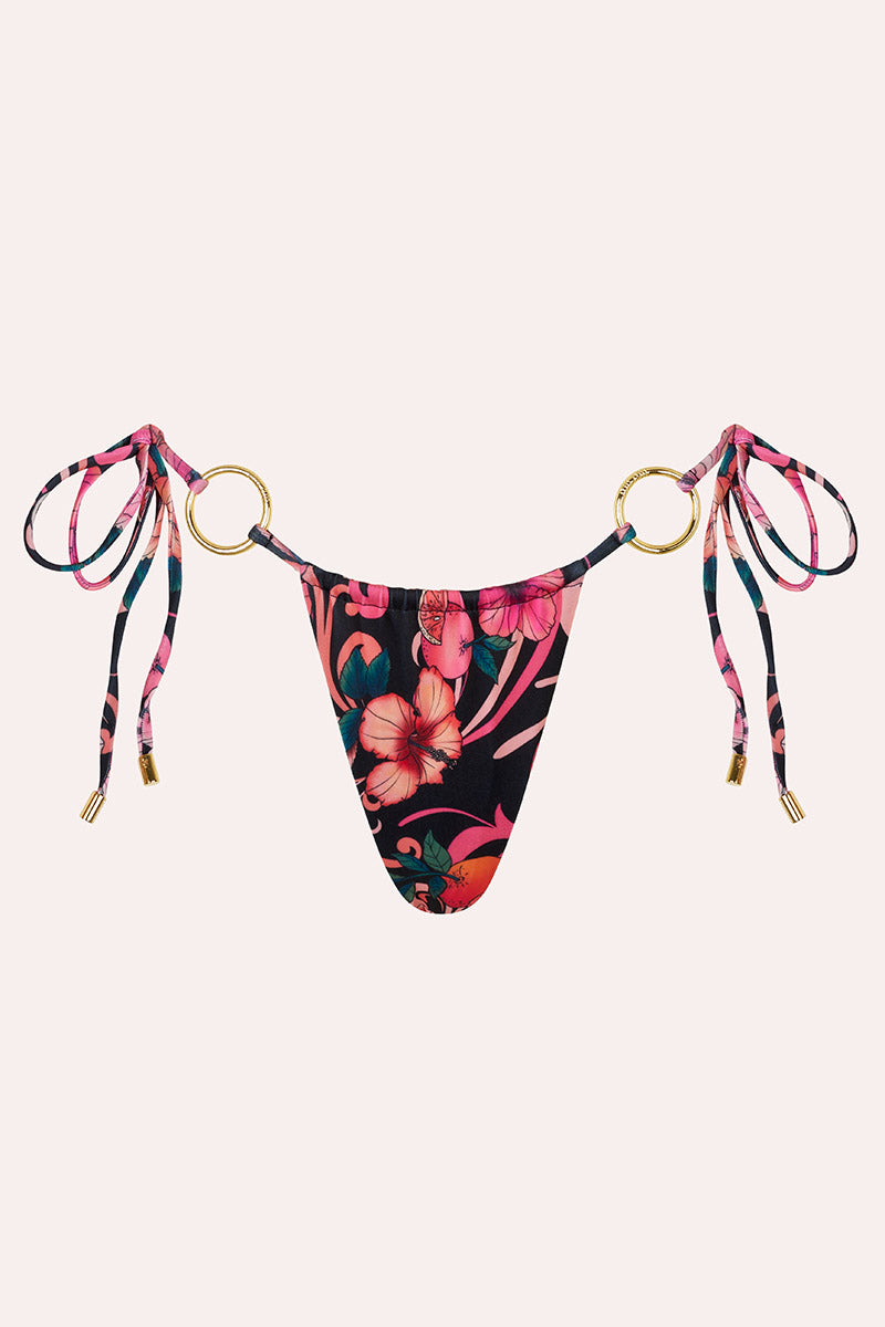 'Cove' String Bottoms - Hibiscus Pink