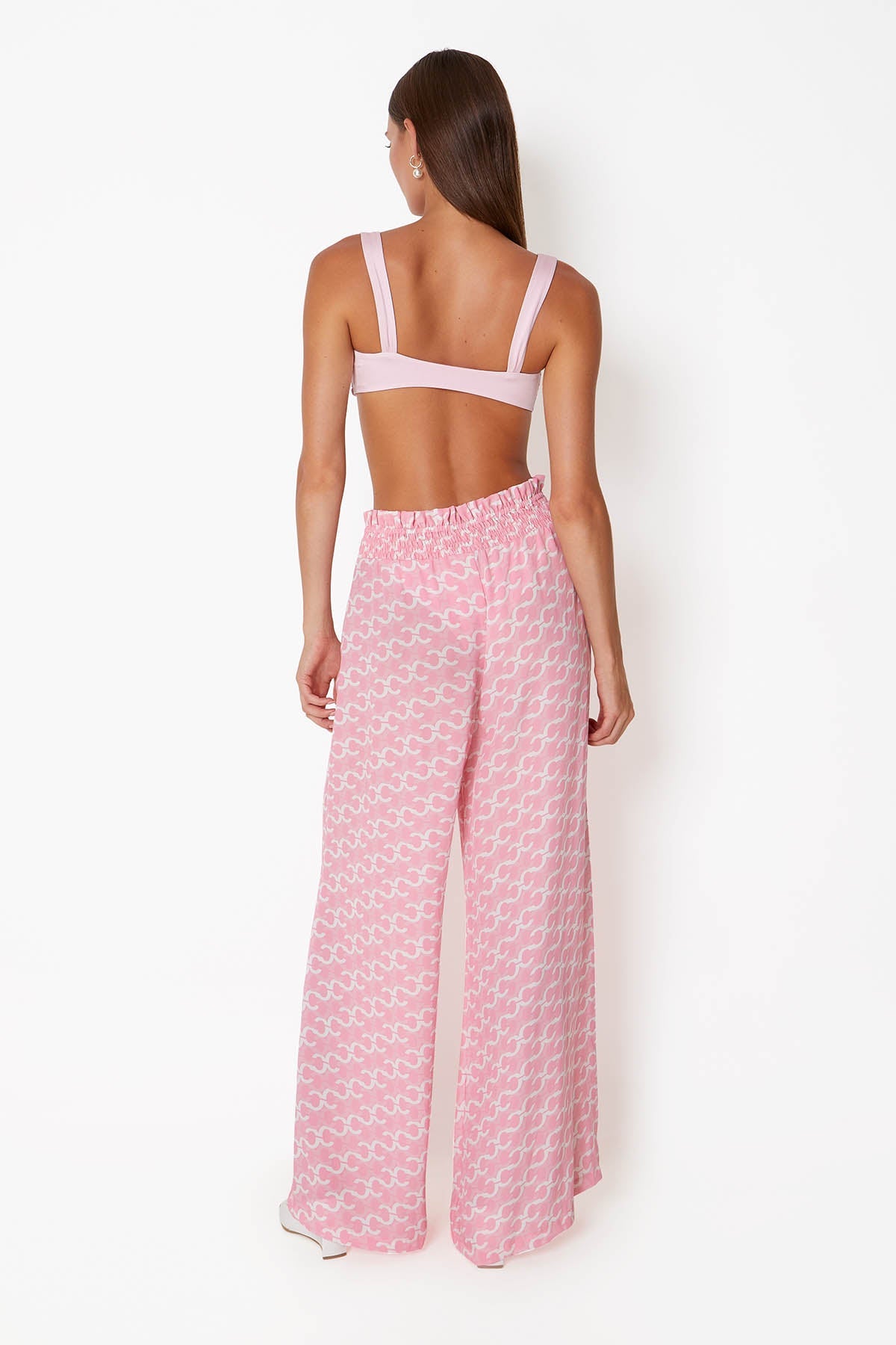'Mission' Pants - Logomania Pink