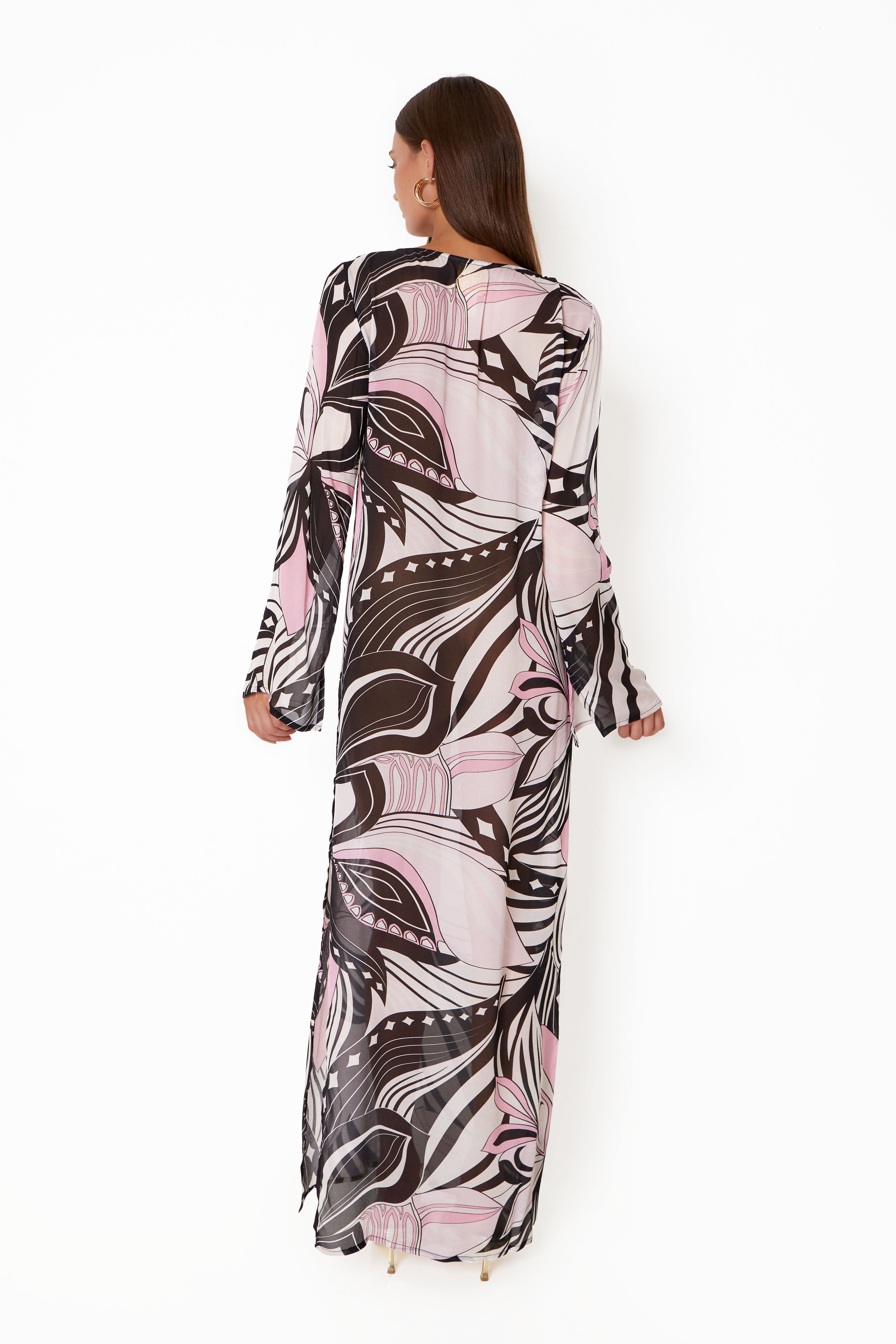 'Hotline' Heart Maxi Dress - Allegro