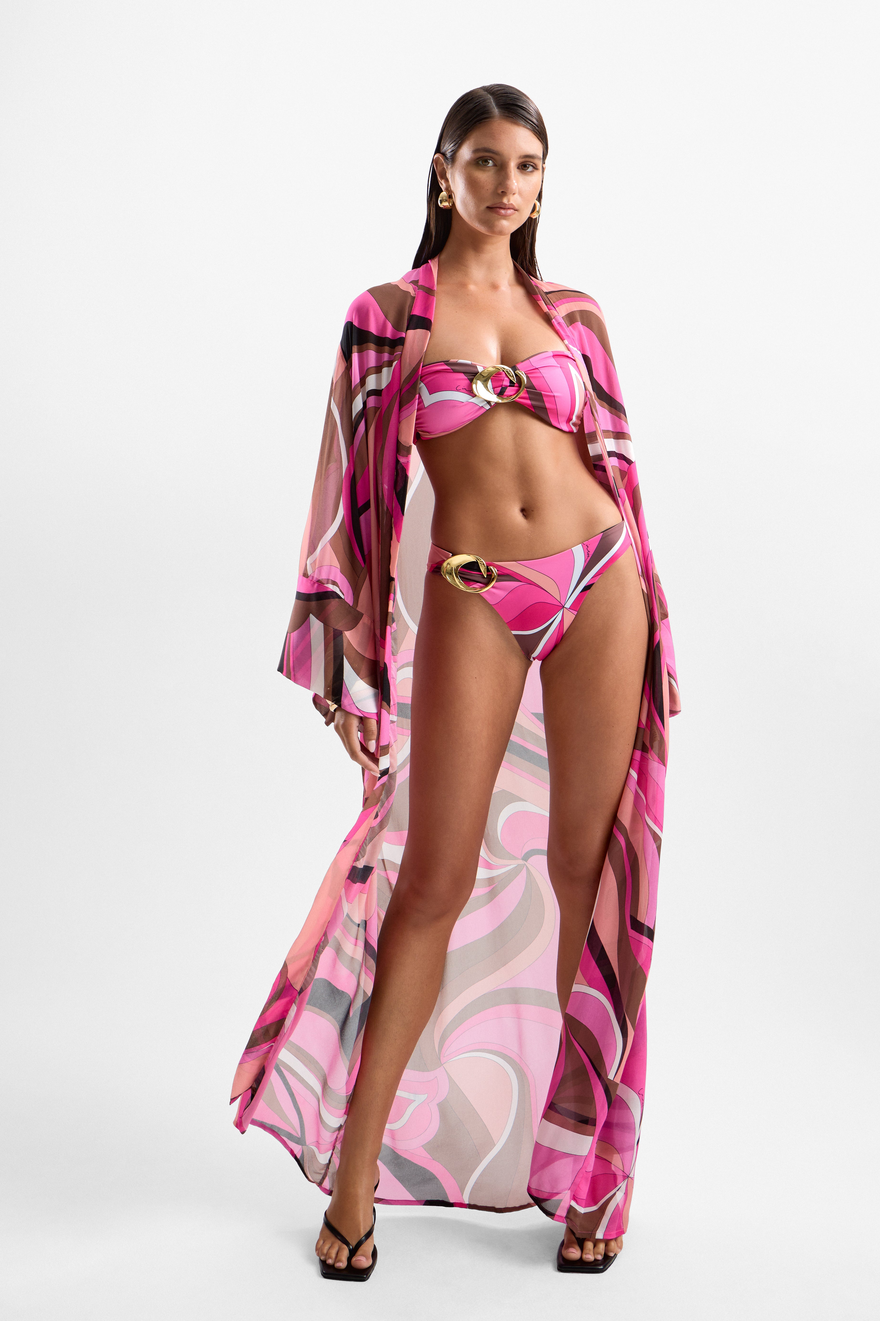 'Fortune' Robe - Dolce Pink