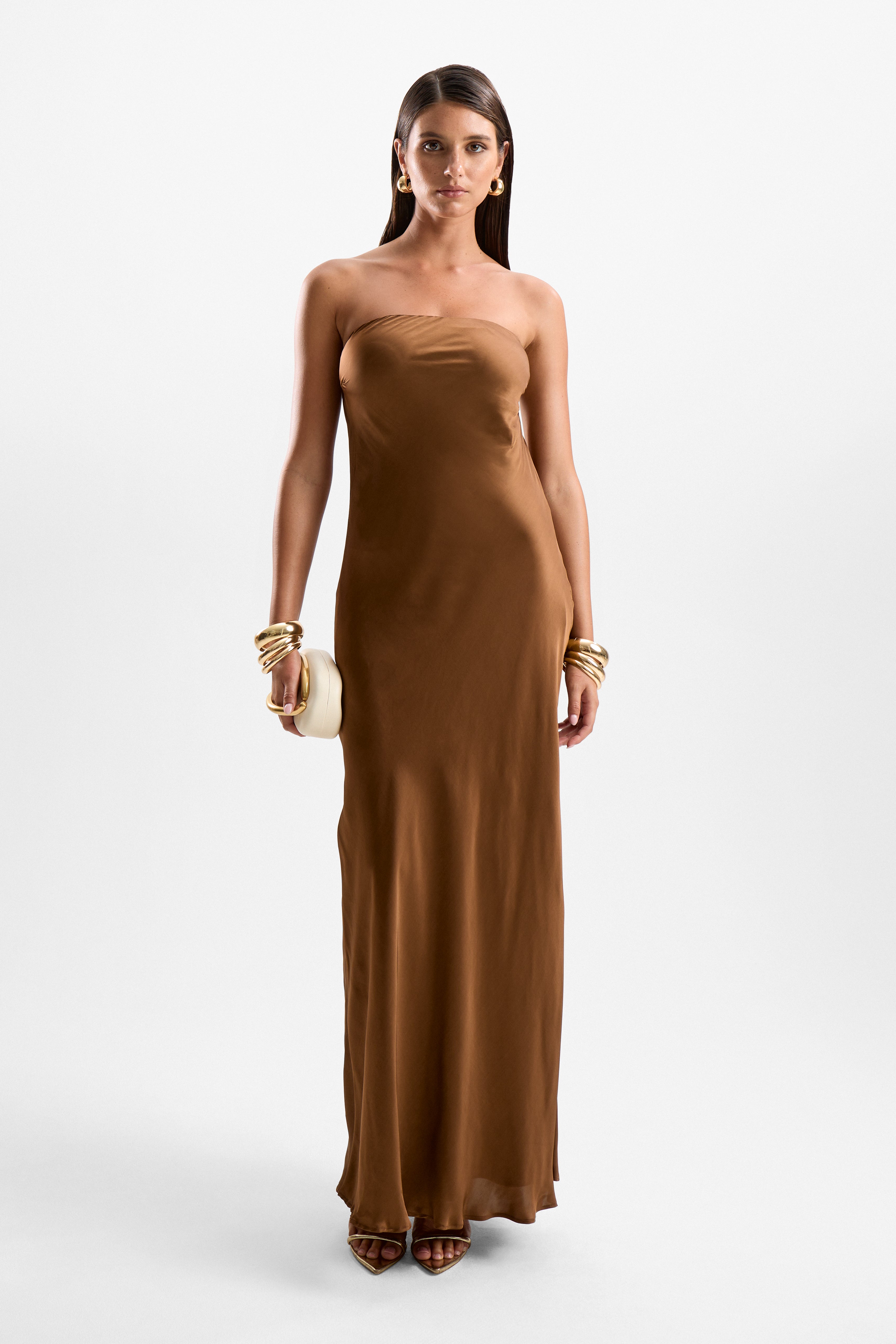 'Duchess' Maxi Dress - Mocha