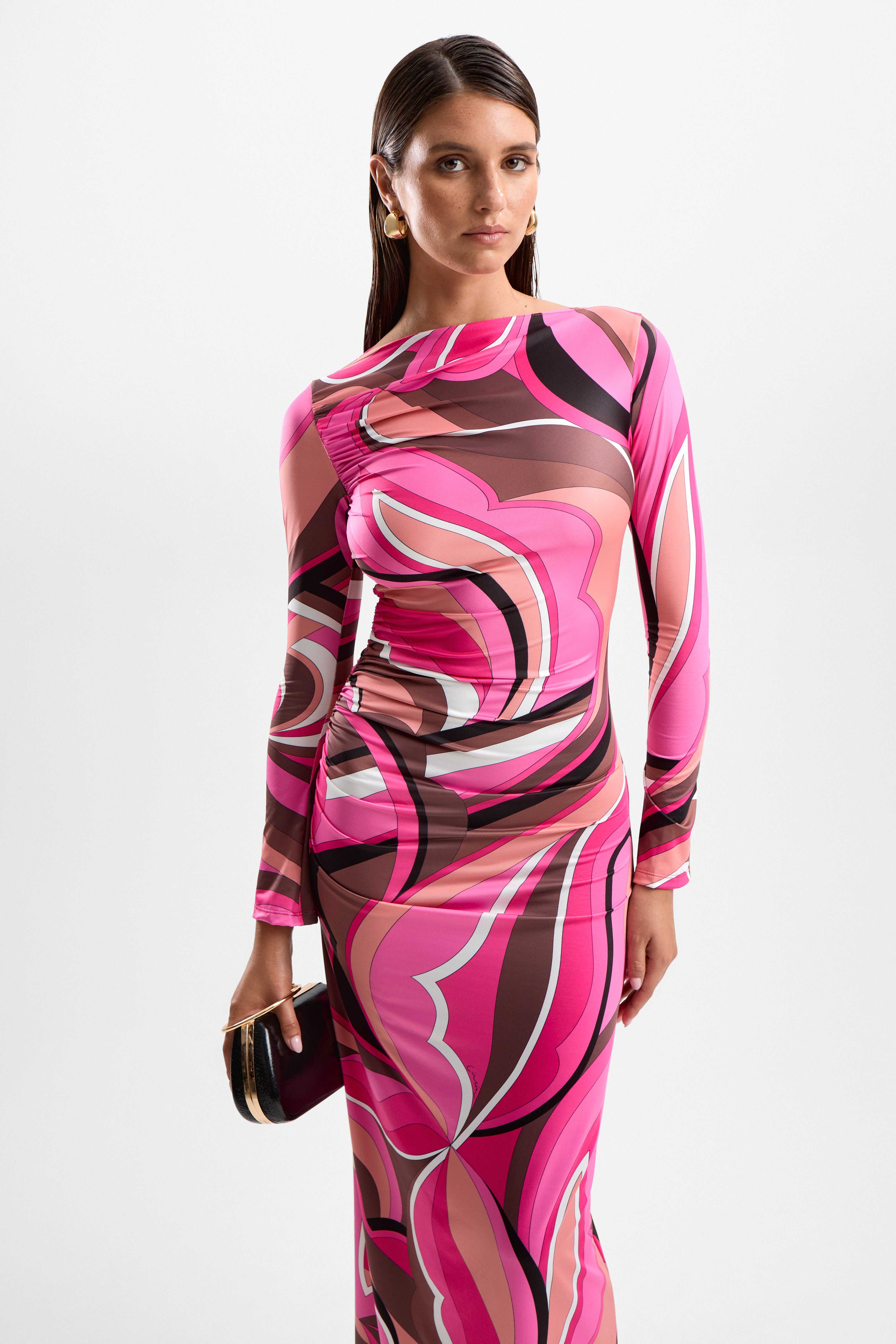 'Empress' Maxi Dress - Dolce Pink
