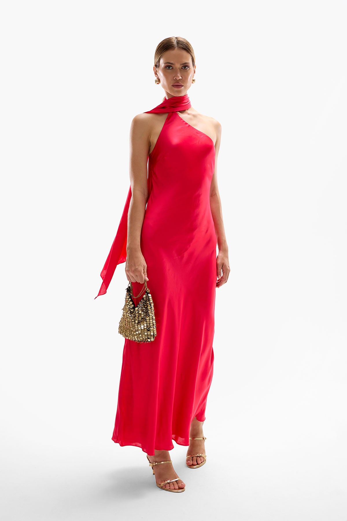 Hera Maxi Dress - Cherry