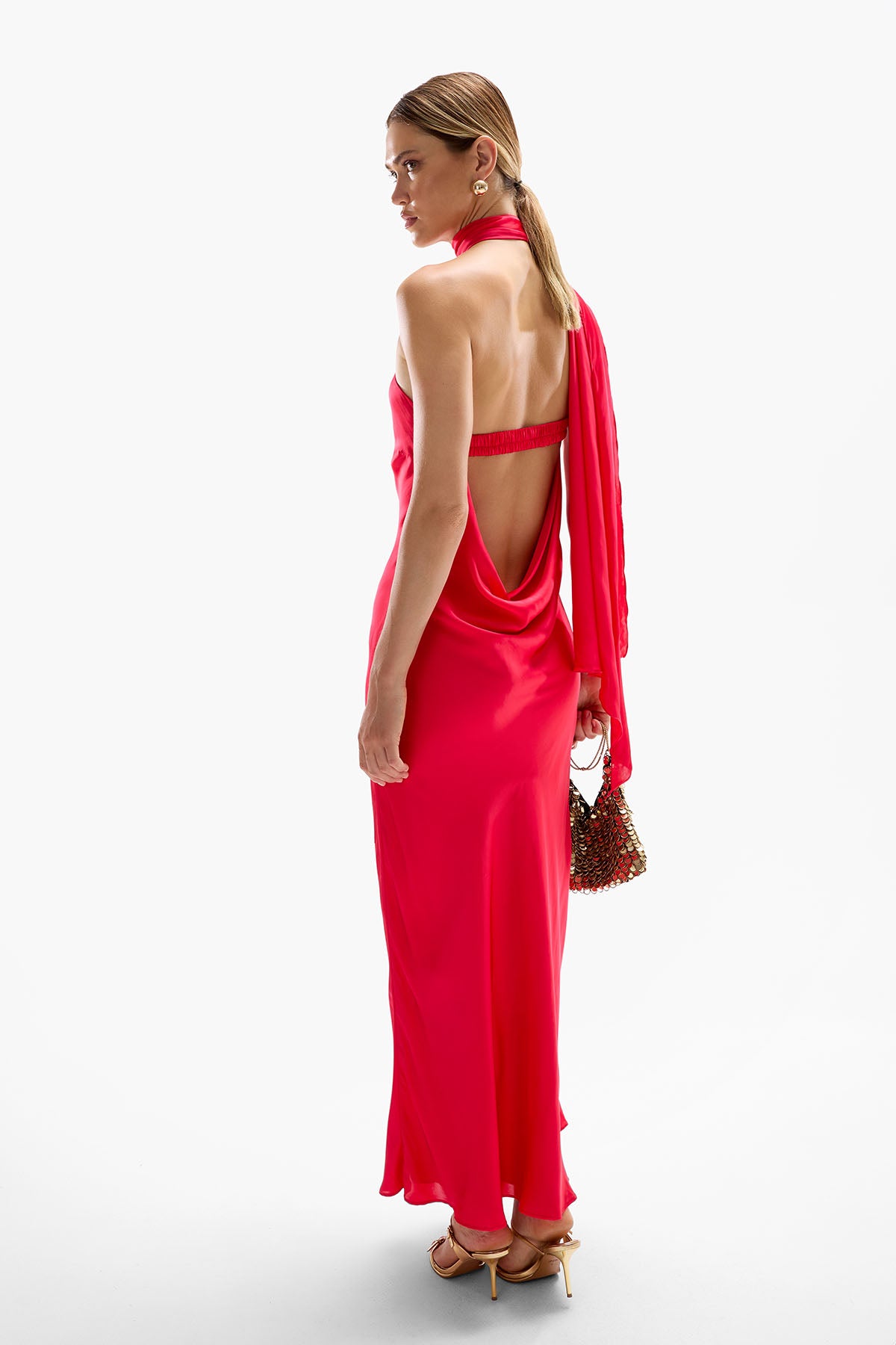 Hera Maxi Dress - Cherry