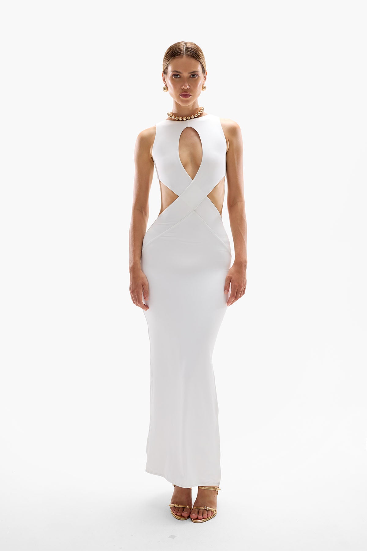 'Karma' Maxi Dress - Pearl