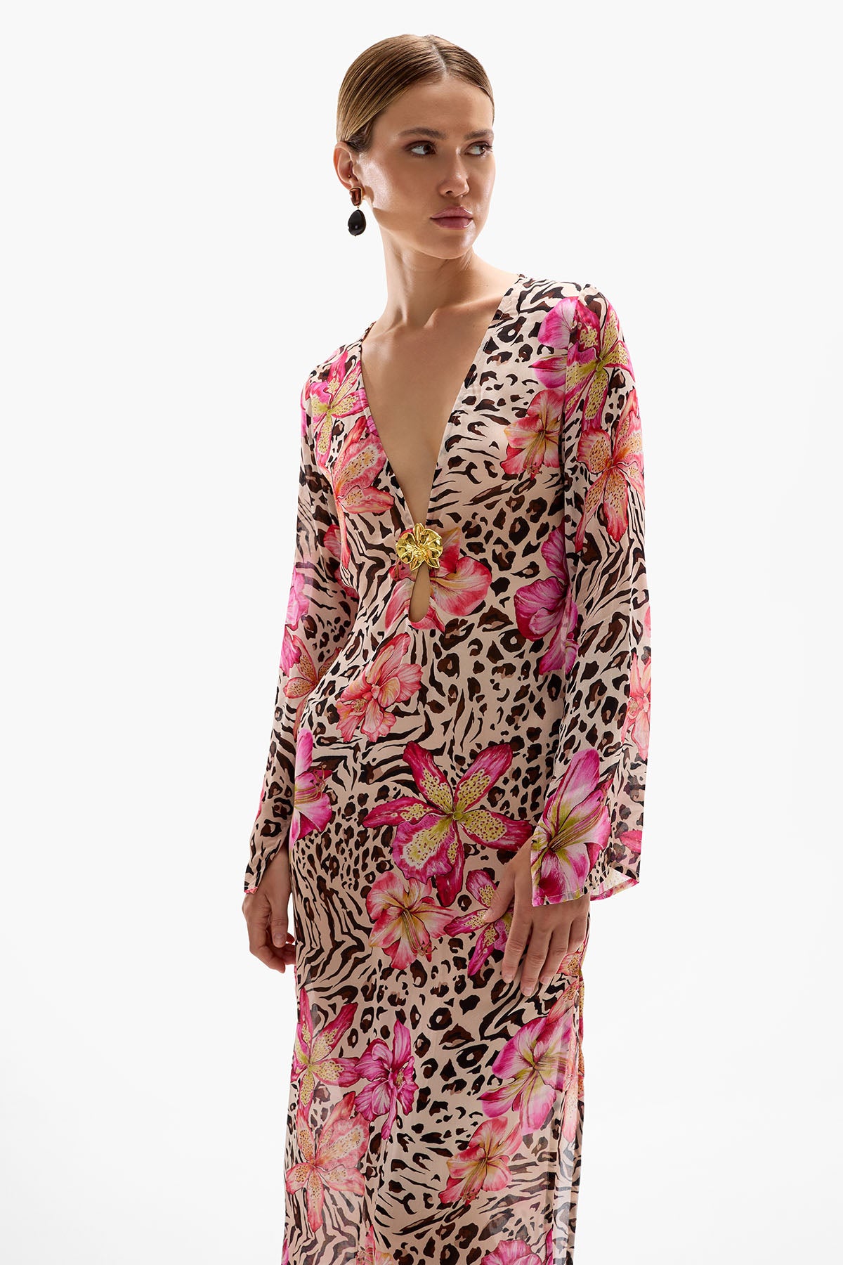 'Hotline' Orchid Maxi Dress - Safaria