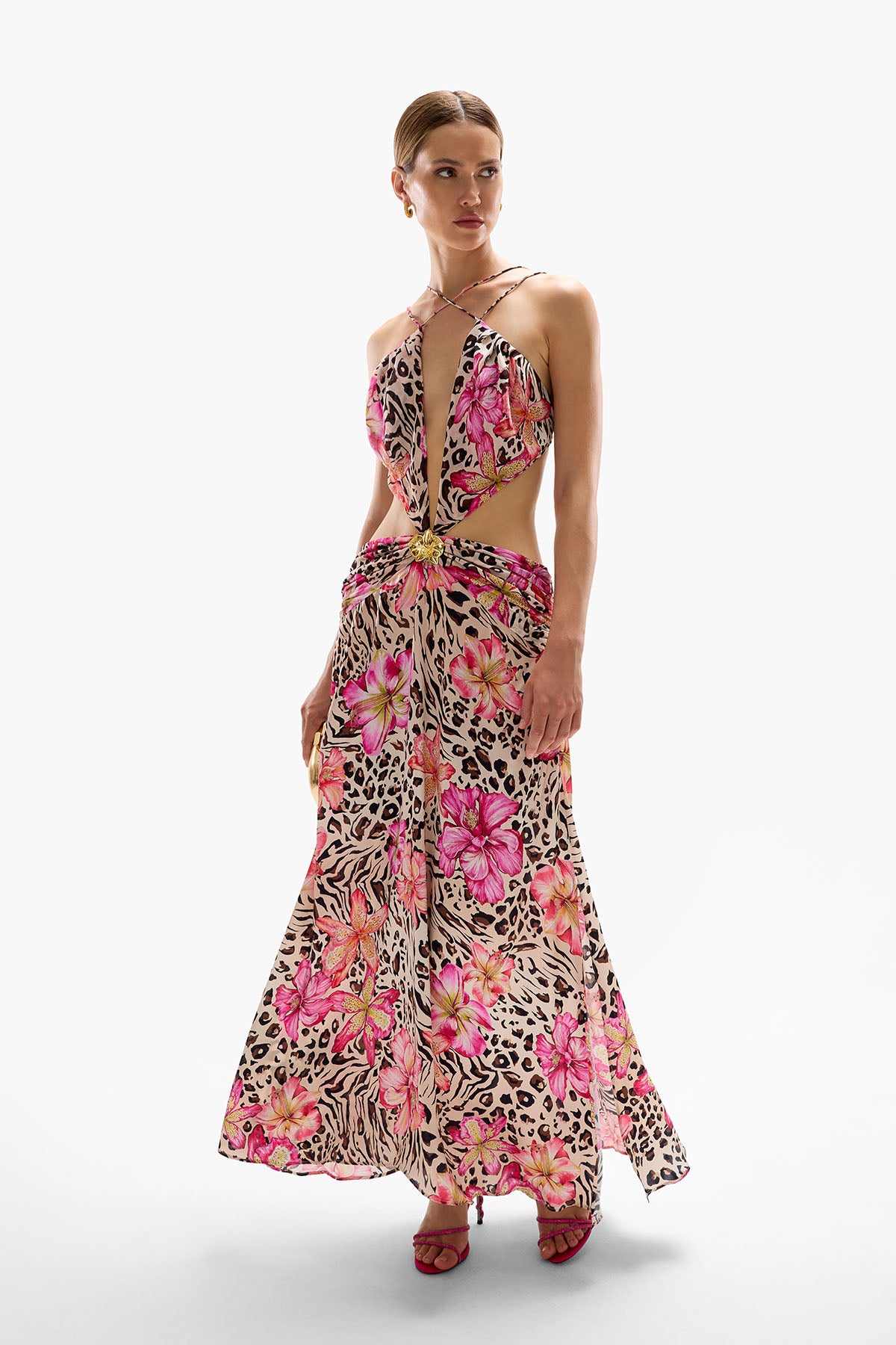 'Ivy' Orchid Maxi Dress - Safaria