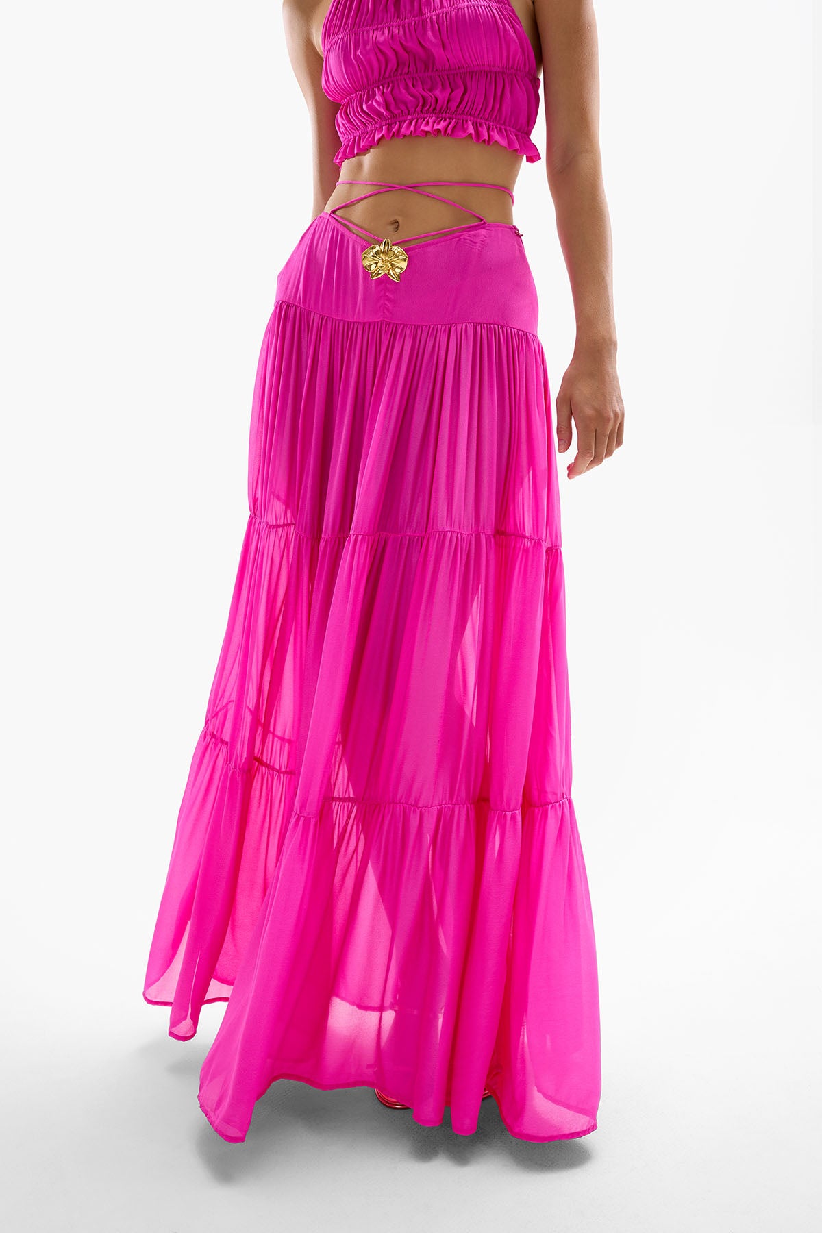 'Song' Orchid Skirt - Fuchsia