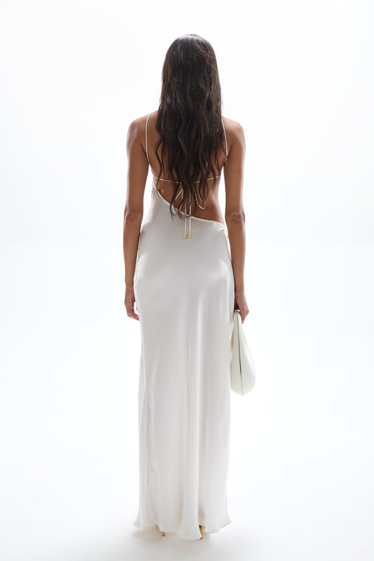 Villa Cut-Out Dress - Pearl