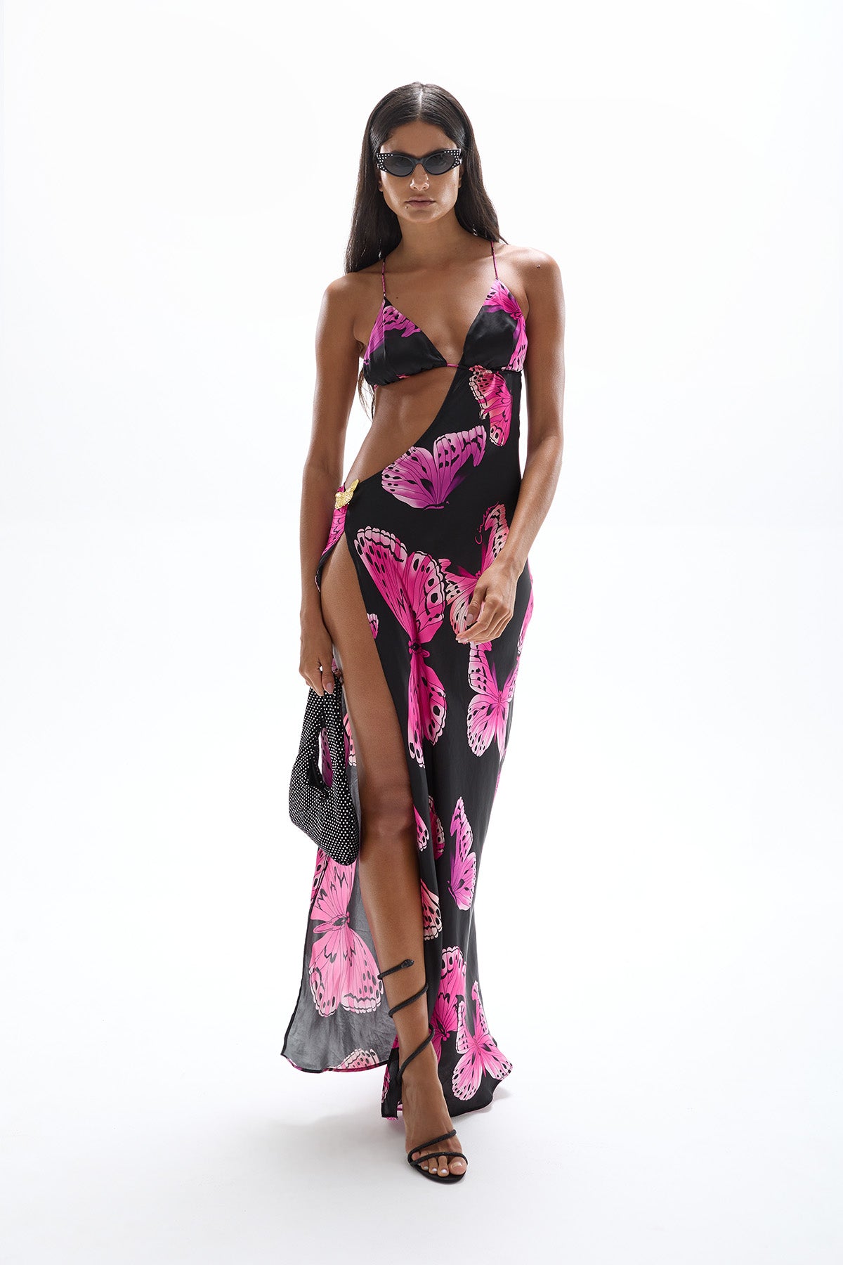butterfly dress maxi Villa' Butterfly Maxi Dress - Monarch