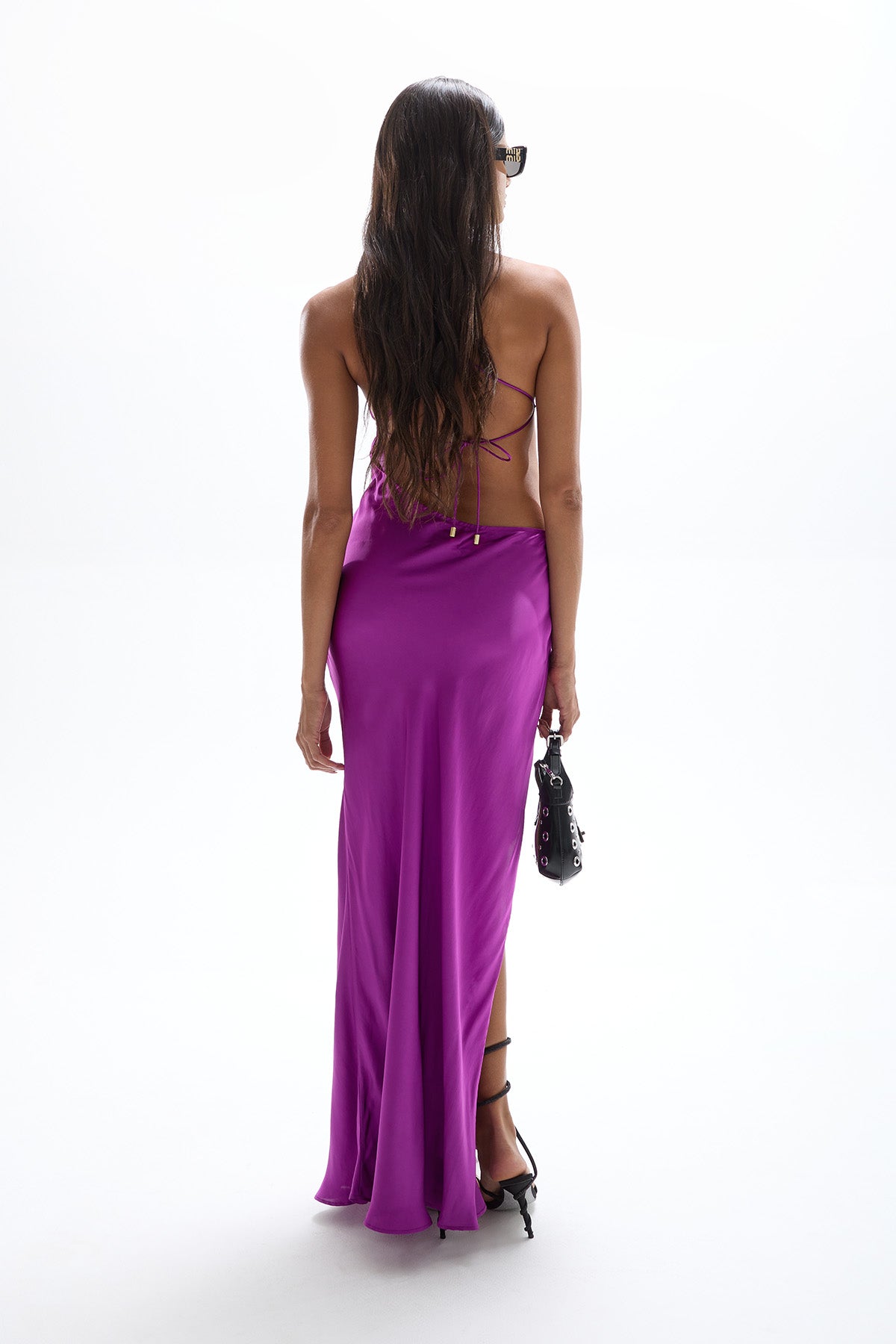 'Villa' Butterfly Maxi Dress - Iris