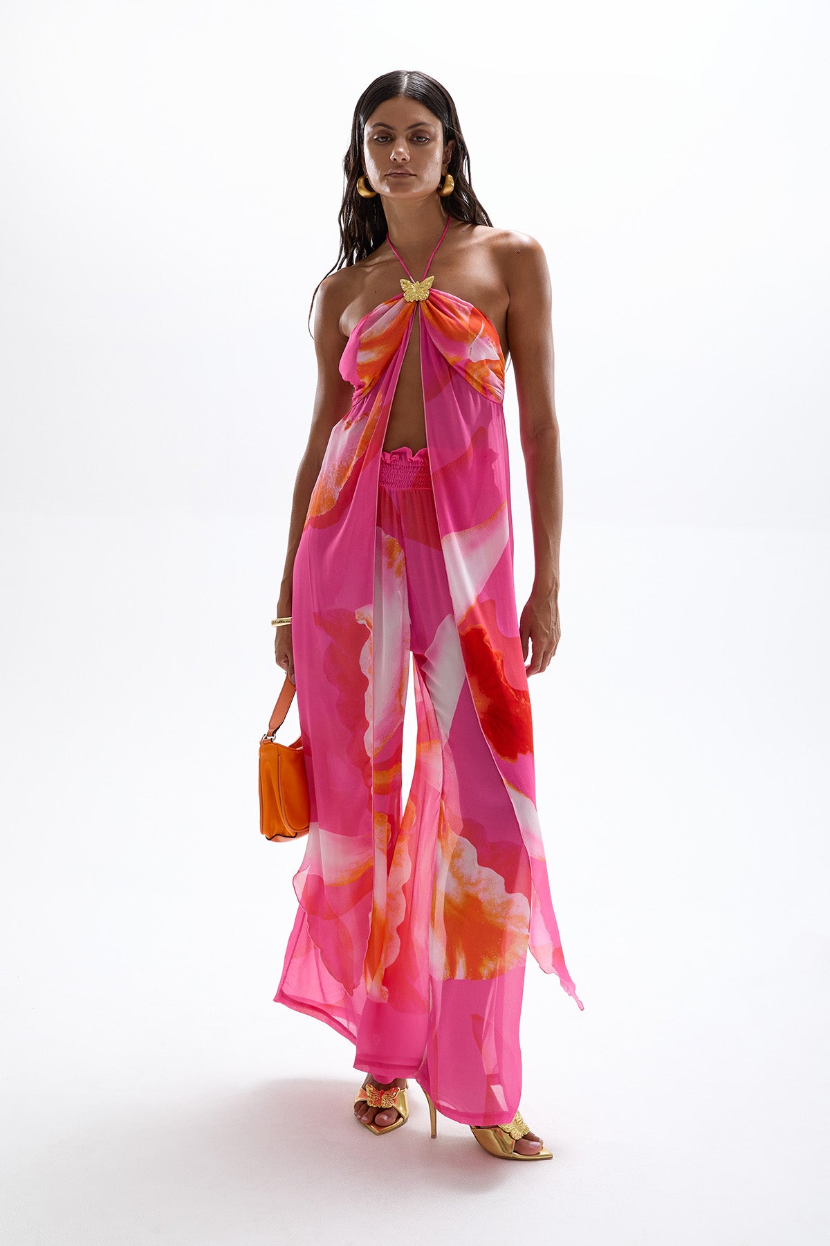 Coral Drape Top - Wildflower