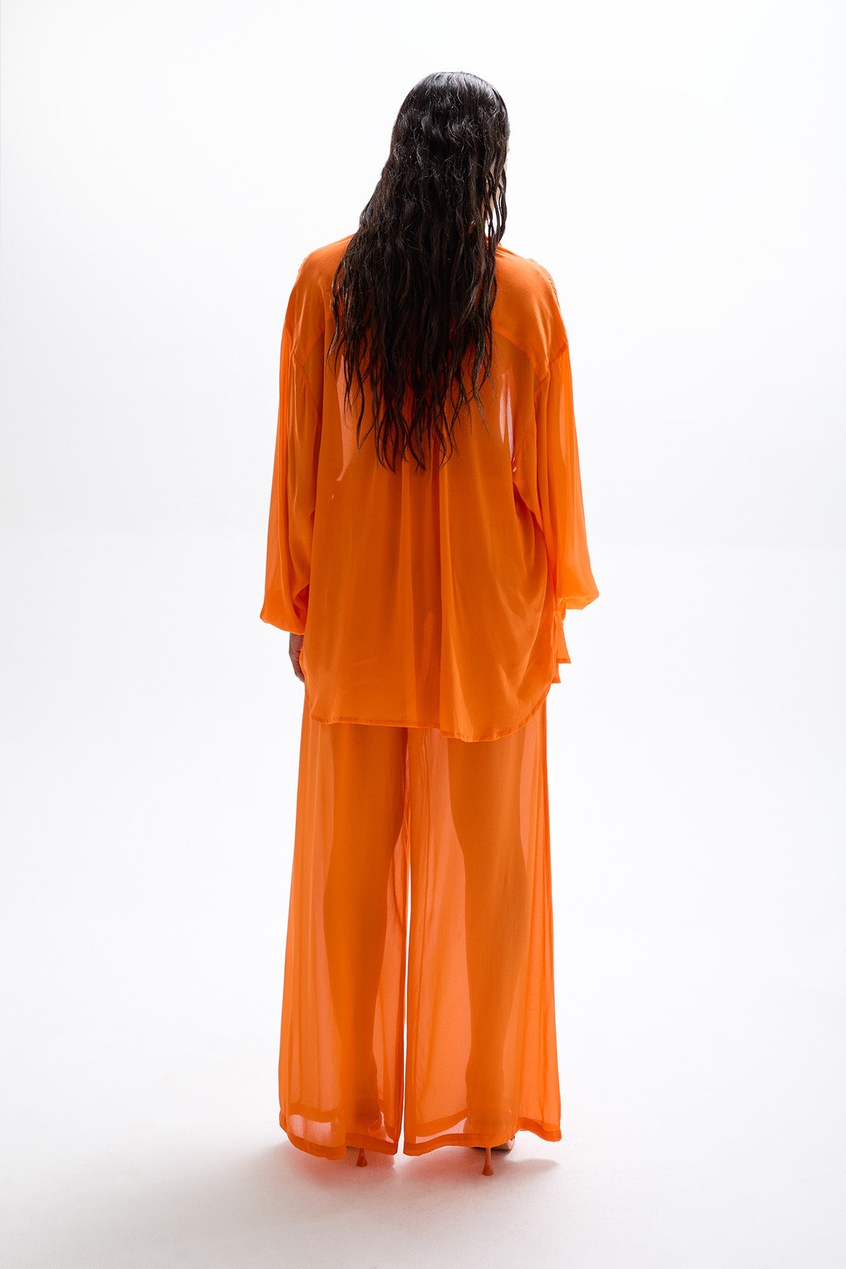 Solace Button Up Shirt - Orange